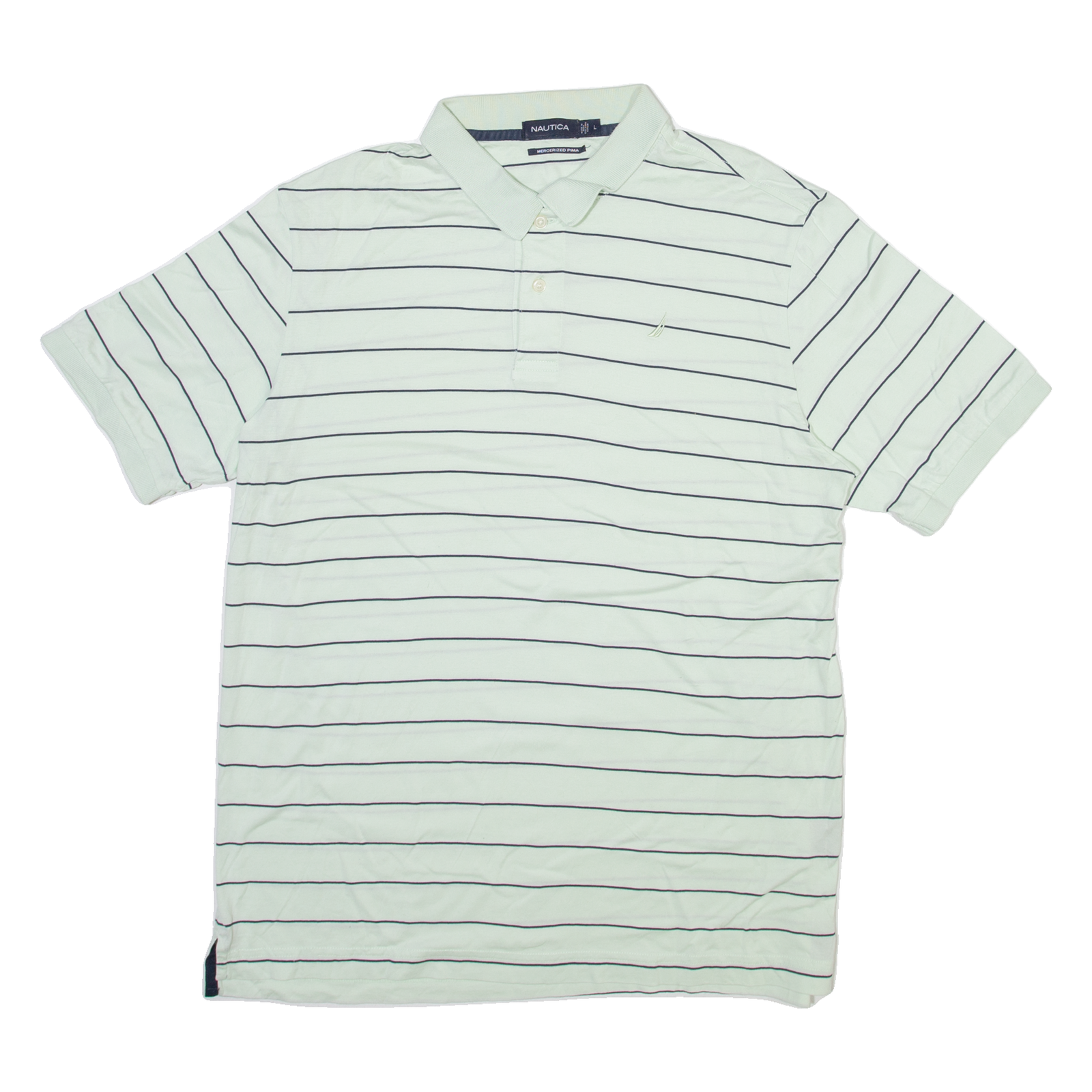 Buy NAUTICA Mens Polo Shirt Green Striped L Refurbished - $25.99 NAUTICA Mens Polo Shirt Green Striped L Refurbished - N/A refurbished available on Cerqular