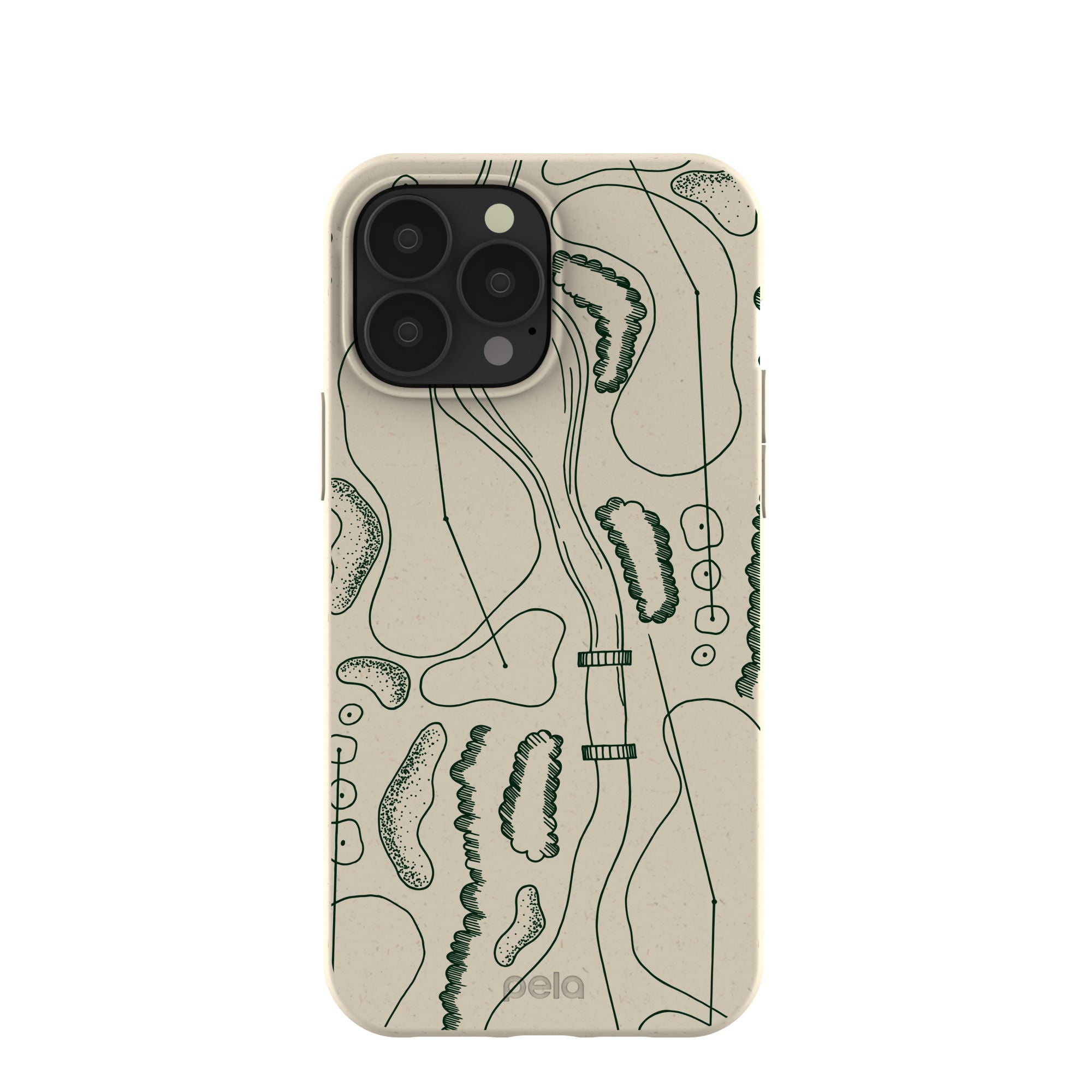 London Fog Golf Course iPhone 13 Pro Max Case Refurbished - Pela Case refurbished available on Cerqular