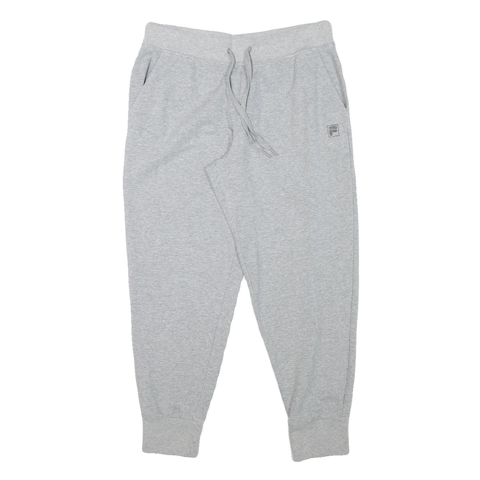 FILA Mens Joggers Grey Slim Tapered L W30 L26 Cotton Blend Casual Wear Refurbished - N/A refurbished available on Cerqular