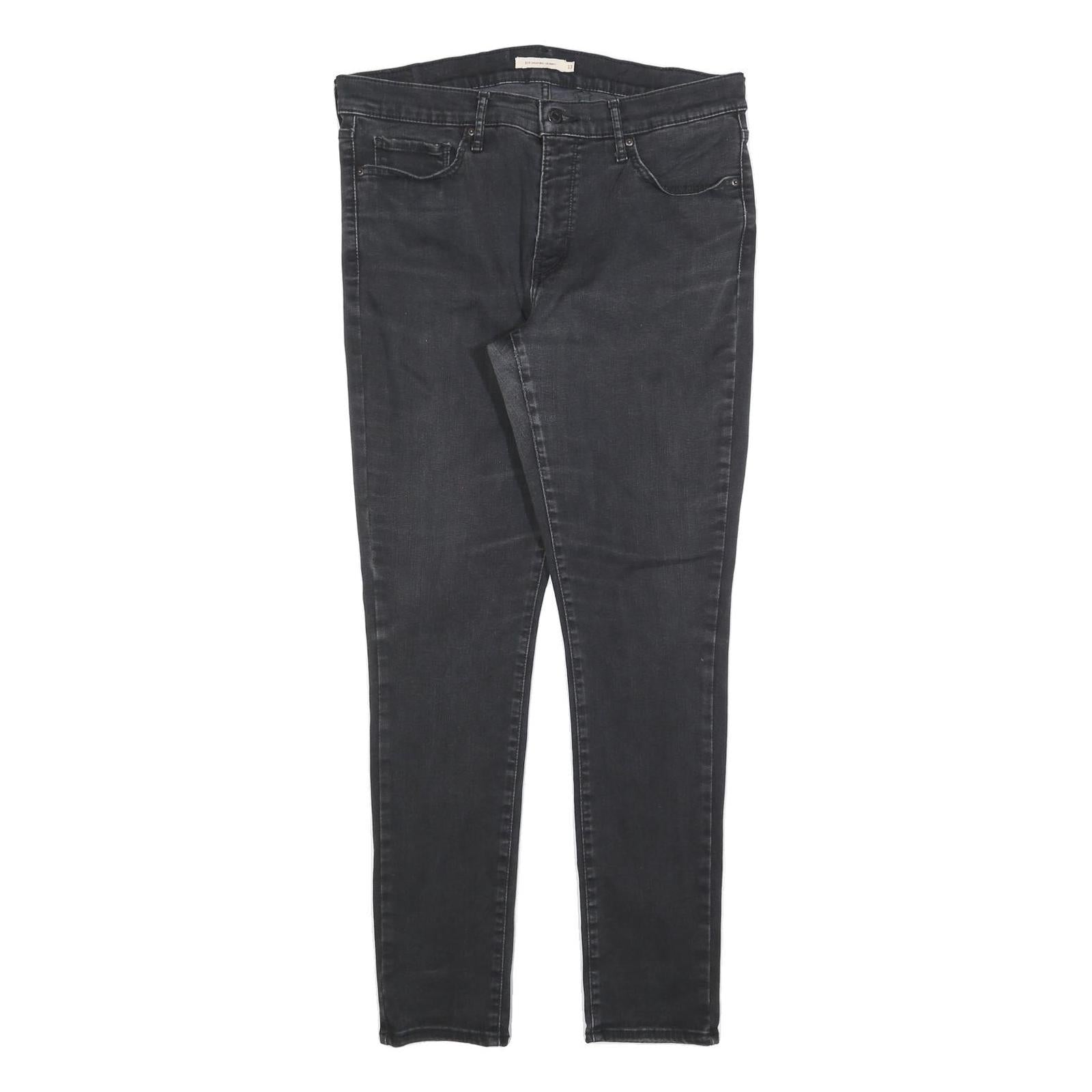LEVI'S 311 Womens Jeans Black Slim Skinny Denim W33 L32 Stretch Zip Fly Refurbished - N/A refurbished available on Cerqular