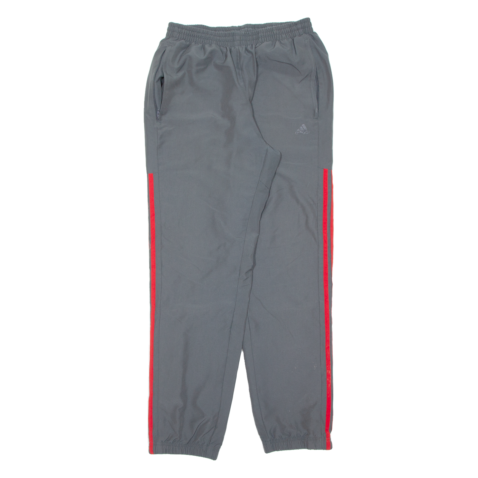 ADIDAS Mens Track Pants Grey Tapered M W26 L30 Refurbished - N/A refurbished available on Cerqular