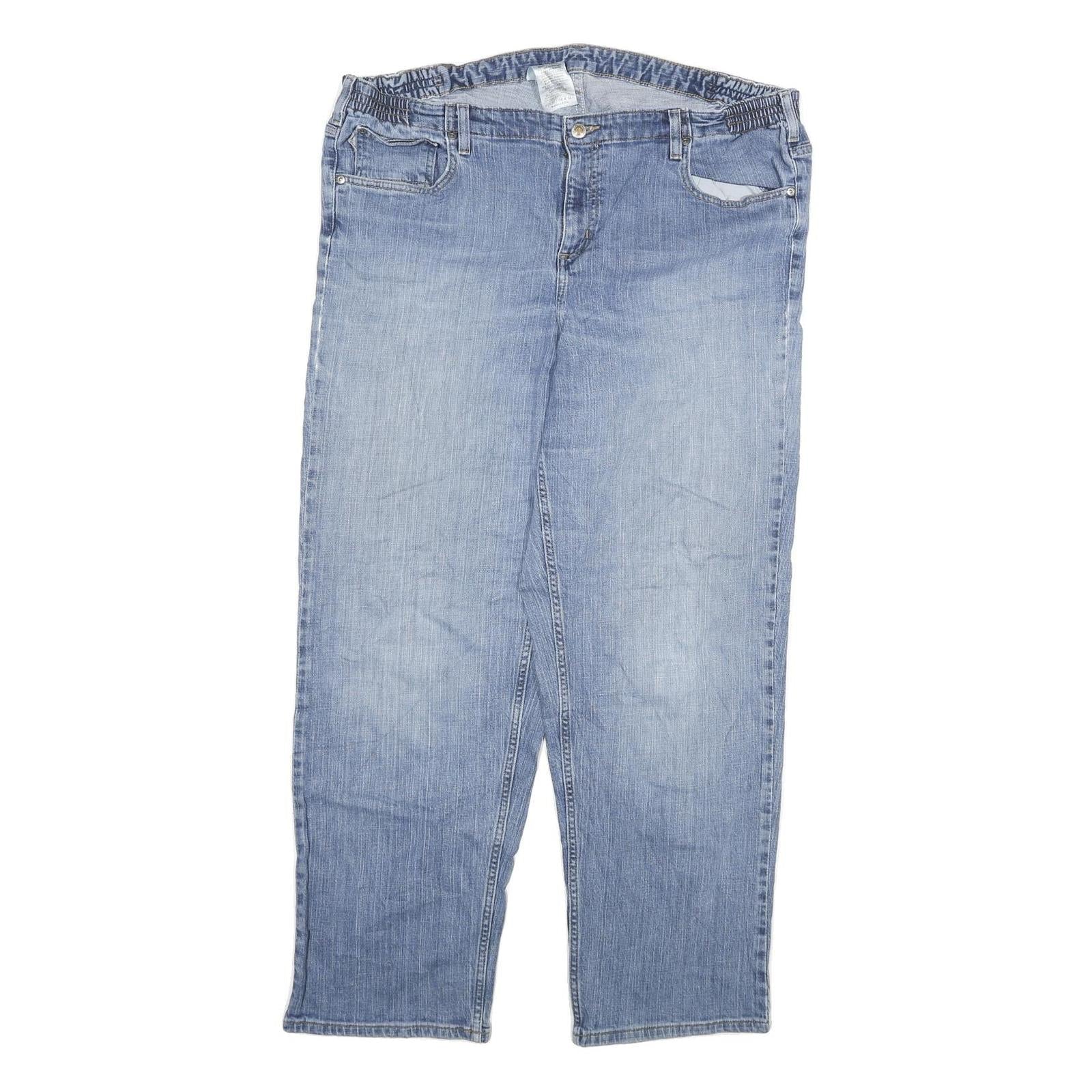 CARHARTT Womens Relaxed Light Blue Denim Jeans W40 L31 Relaxed Fit Zip Closure Refurbished - N/A refurbished available on Cerqular