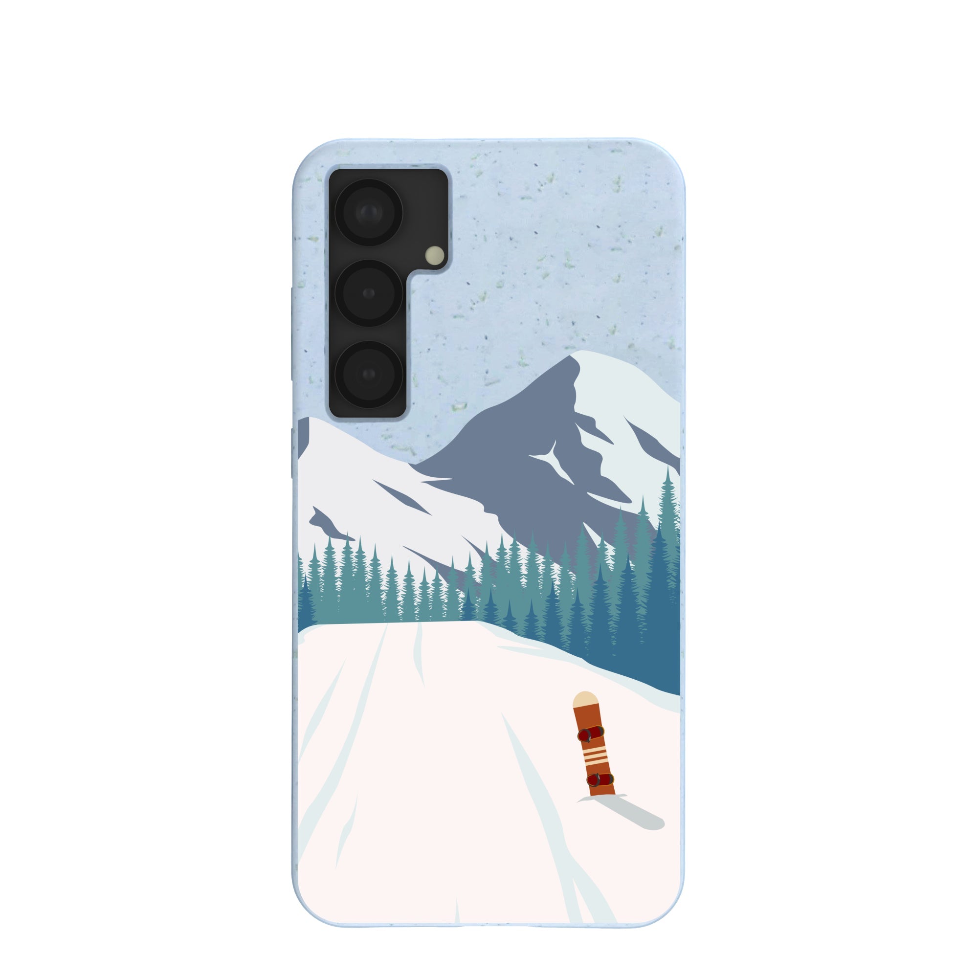 Powder Blue Shredding Peaks Samsung Galaxy S25+(Plus) Case Refurbished - Pela Case refurbished available on Cerqular