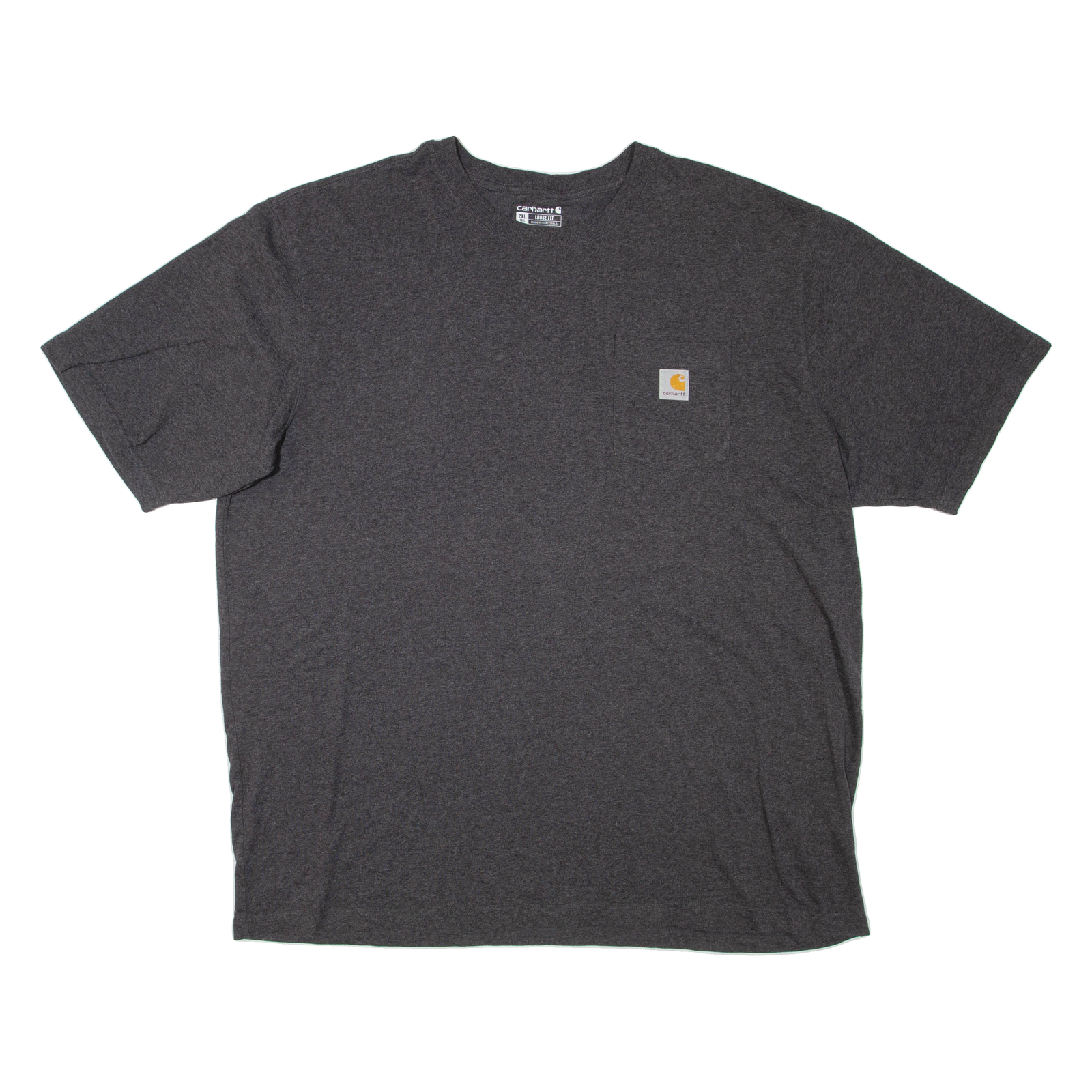 CARHARTT Loose Fit Mens T-Shirt Grey 2XL Refurbished - N/A refurbished available on Cerqular