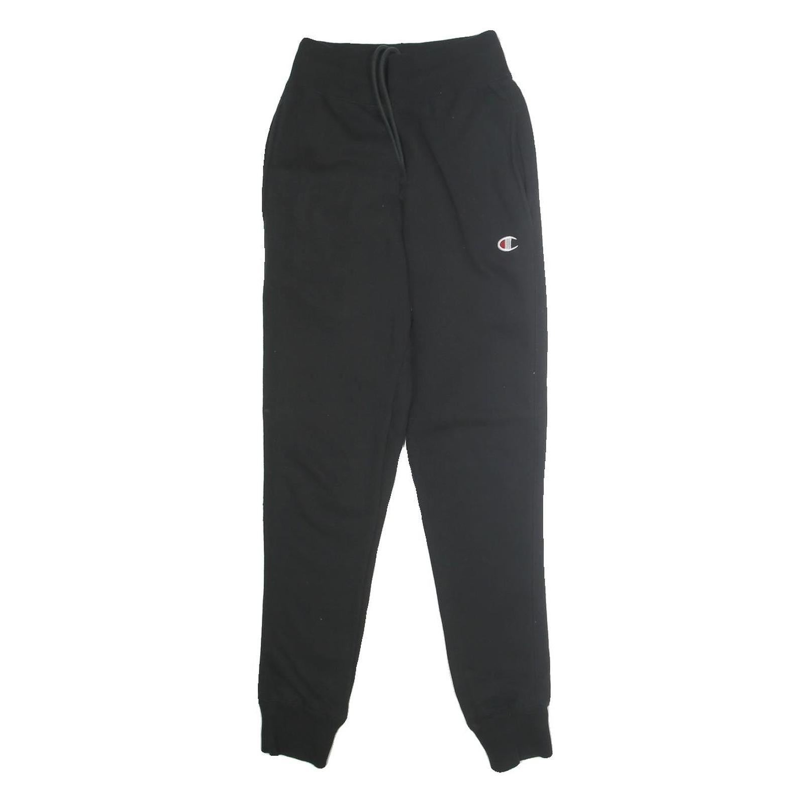 CHAMPION REVERSE WEAVE Mens Joggers Black XS W22 L30 Cotton Blend Slim Tapered Refurbished - N/A refurbished available on Cerqular