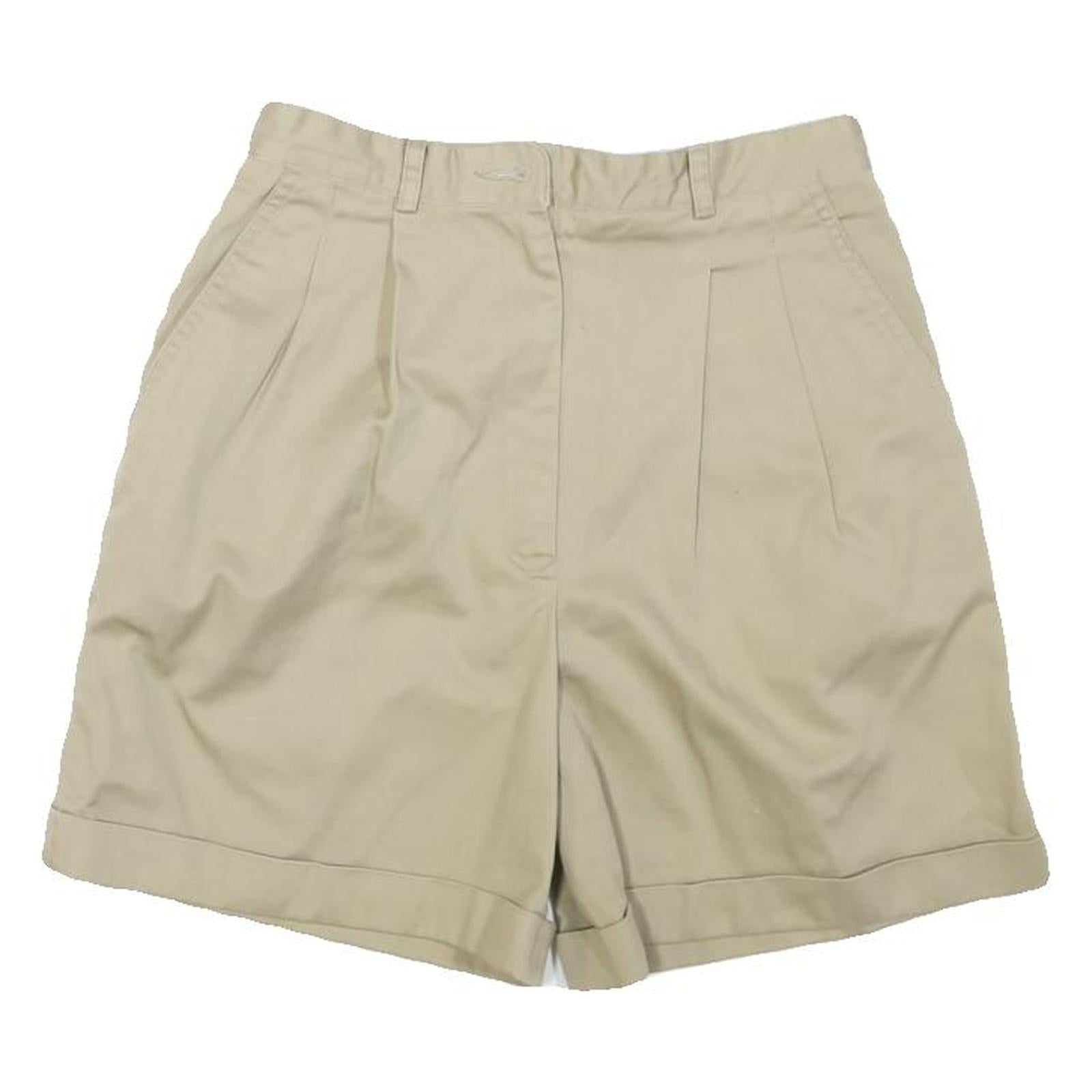 RAFAELLA Womens Shorts Beige Casual Plain S W24 Comfortable Button Closure Refurbished - N/A refurbished available on Cerqular
