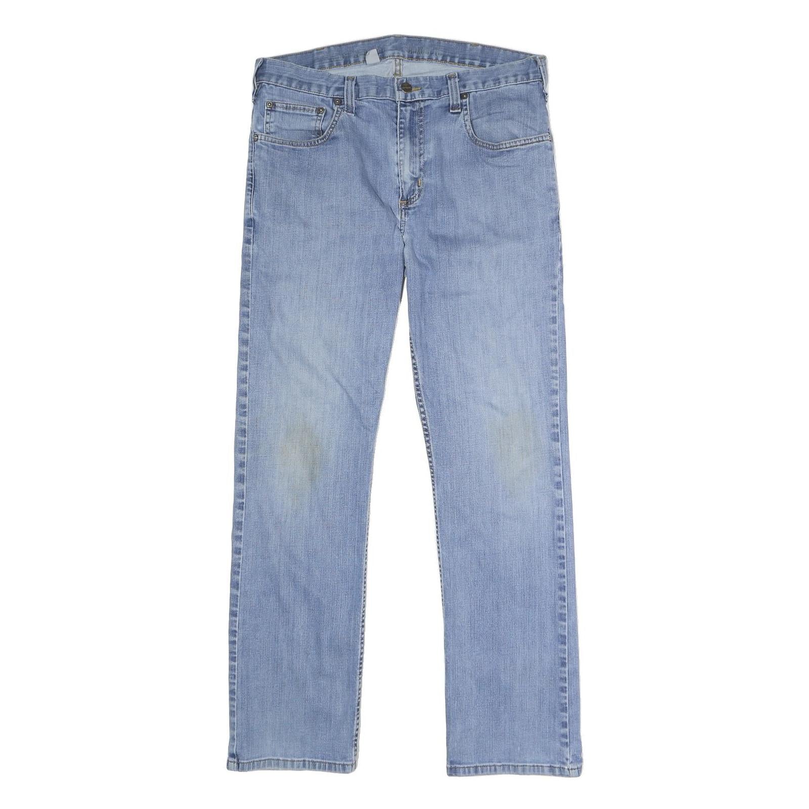 CARHARTT Mens Jeans Blue Regular Straight Denim Medium W31 L30 Classic Cotton Refurbished - N/A refurbished available on Cerqular