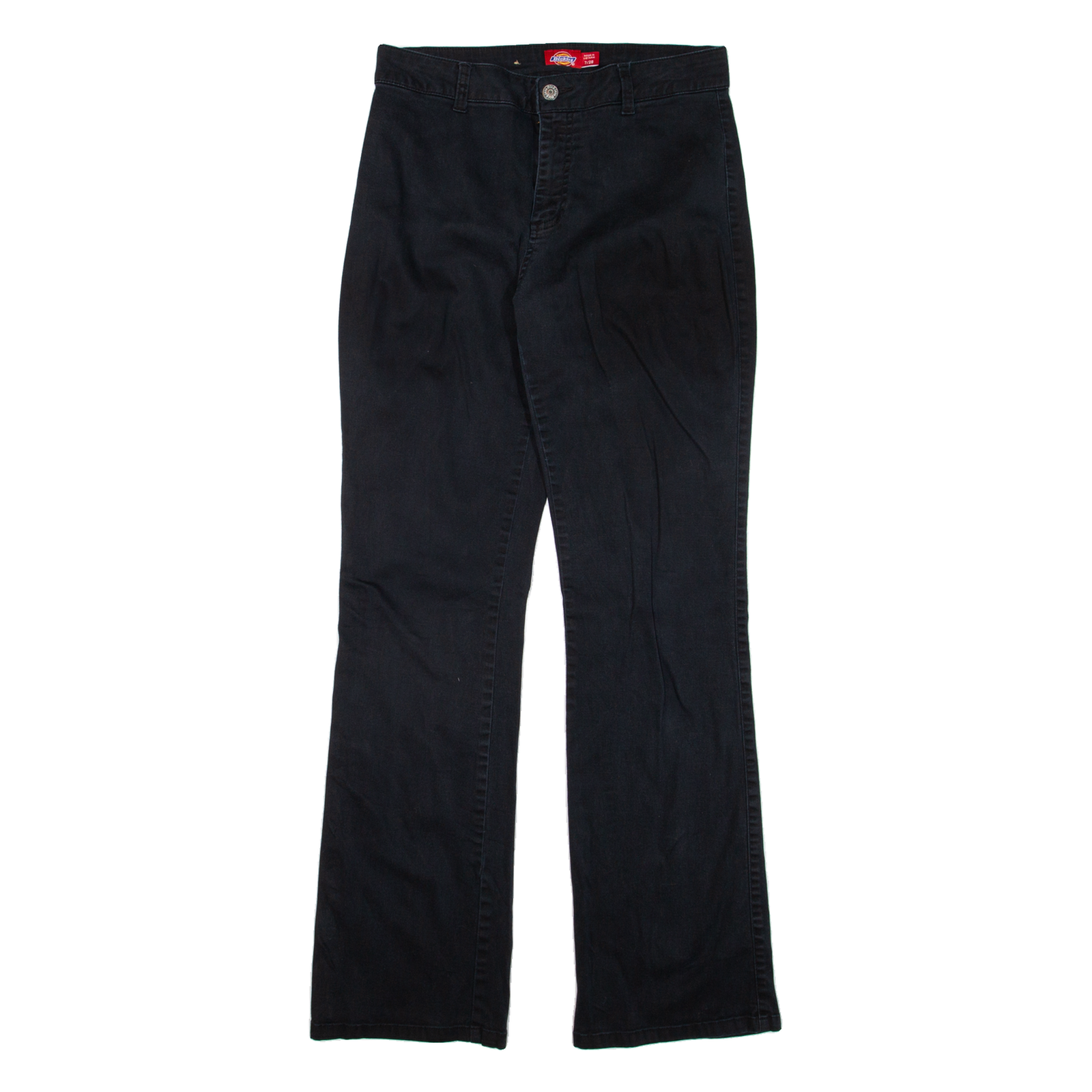 DICKIES Workwear Womens Trousers Black Slim Bootcut W28 L30 Refurbished - N/A refurbished available on Cerqular