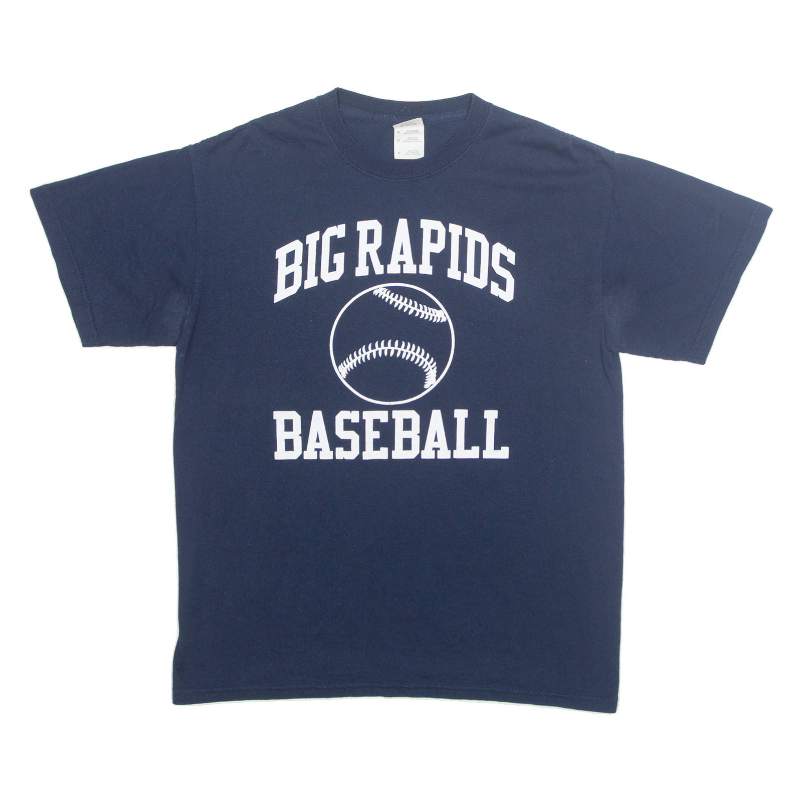 Big Rapids Baseball Mens T-Shirt Blue USA M Refurbished - N/A refurbished available on Cerqular