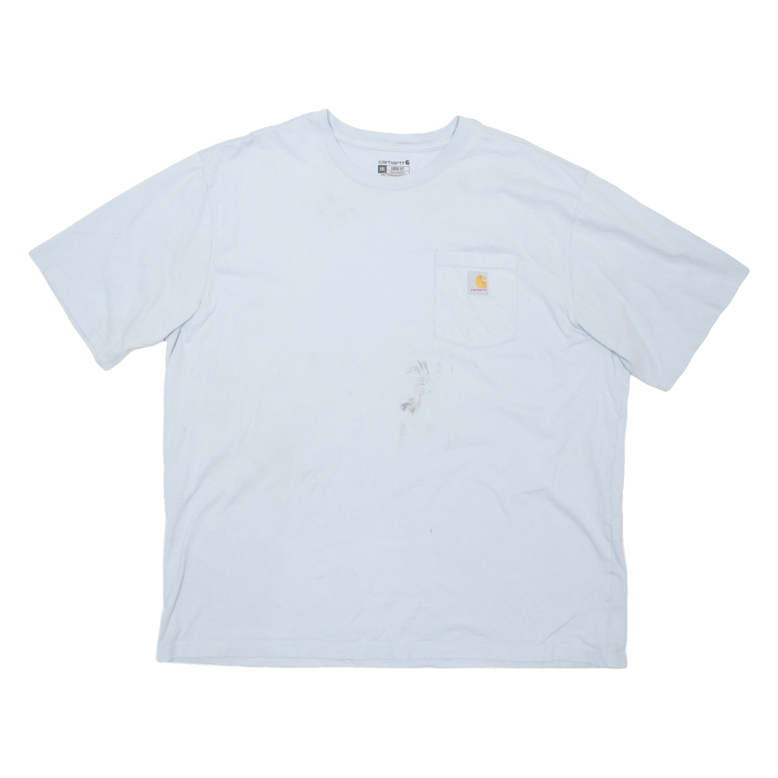 CARHARTT Mens T-Shirt Blue 2XL Refurbished - N/A refurbished available on Cerqular