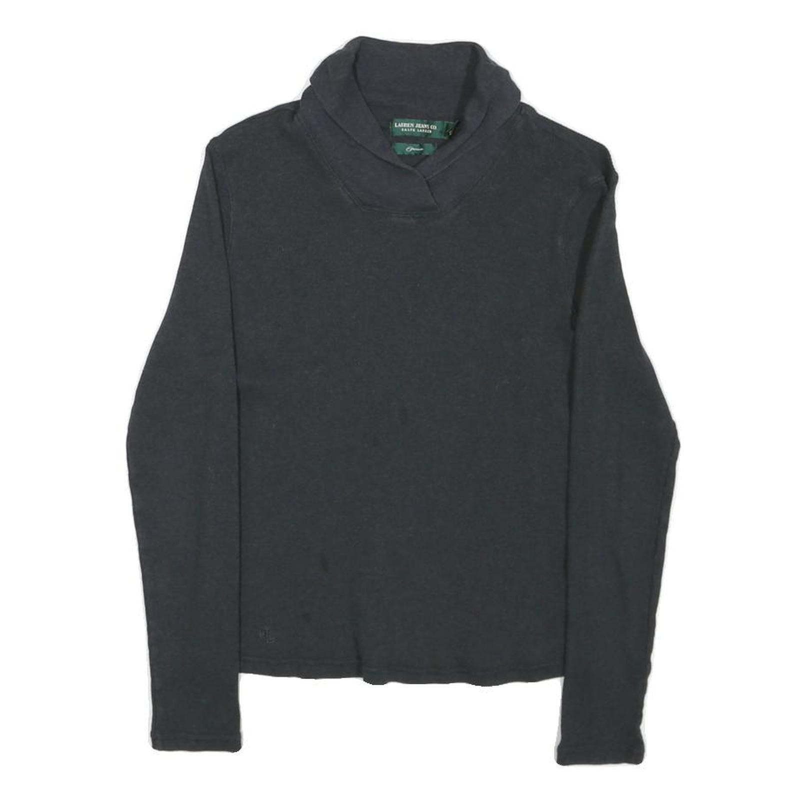 Buy LAUREN RALPH LAUREN Womens Black Plain Roll Neck Basic Knit Jumper S Cotton Refurbished - $51.99 LAUREN RALPH LAUREN Womens Black Plain Roll Neck Basic Knit Jumper S Cotton Refurbished - N/A refurbished available on Cerqular