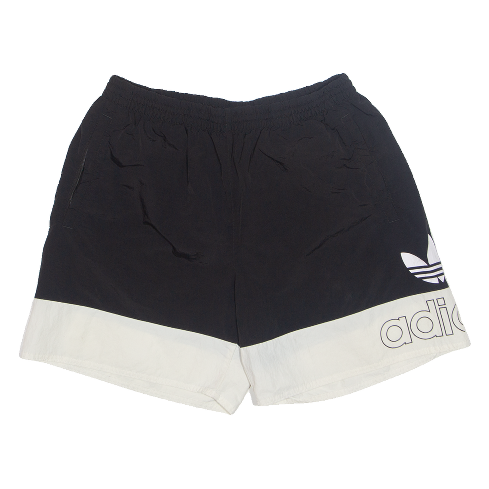 ADIDAS ORIGINALS Mens Sports Shorts Black Relaxed L W30 Refurbished - N/A refurbished available on Cerqular