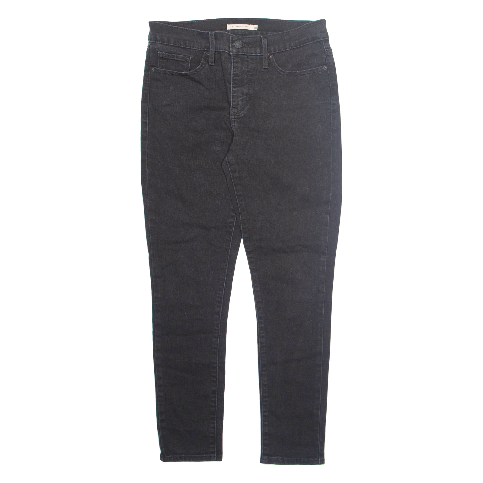 LEVI'S 311 Womens Jeans Black Regular Skinny W28 L28 Refurbished - N/A refurbished available on Cerqular