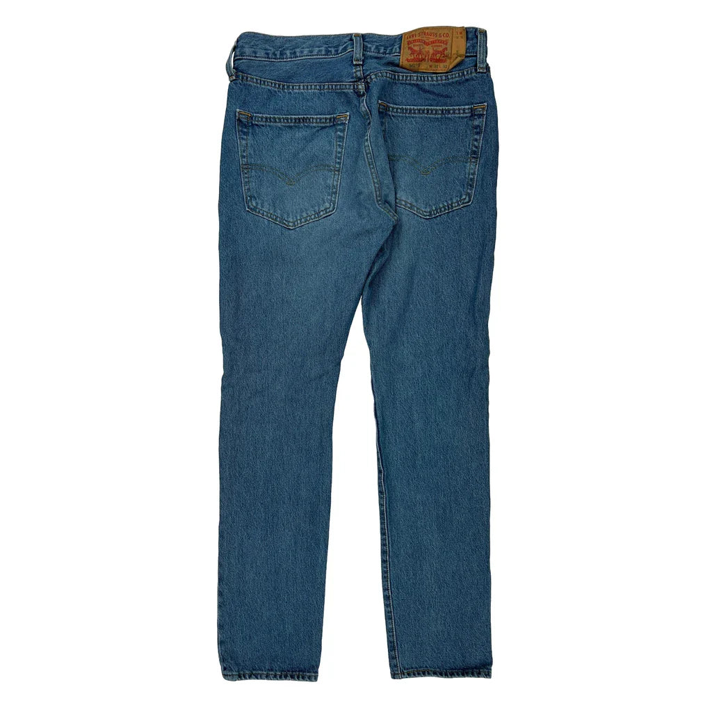 Levis 501 Jeans - 31W 32L Blue Cotton Refurbished - Thrifted (note: this is a term often used to describe second- refurbished available on Cerqular