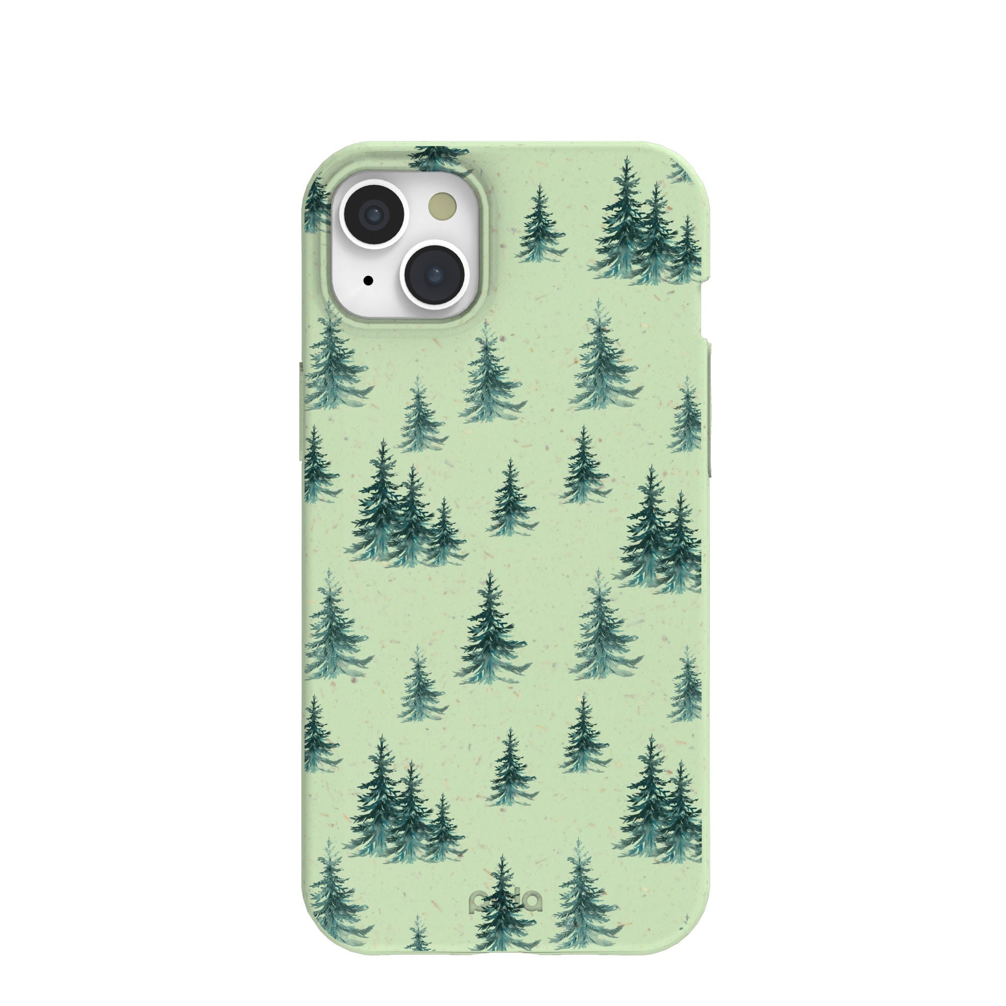 Sage Green Pine Season iPhone 15 Plus Case Refurbished - Pela Case refurbished available on Cerqular