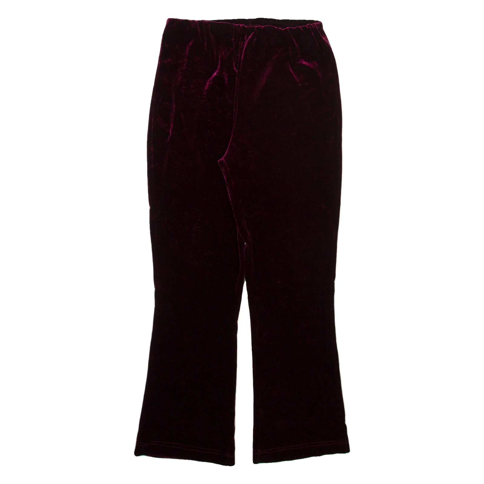 ASSA Womens Trousers Maroon Slim Bootcut W24 L25 Refurbished - N/A refurbished available on Cerqular
