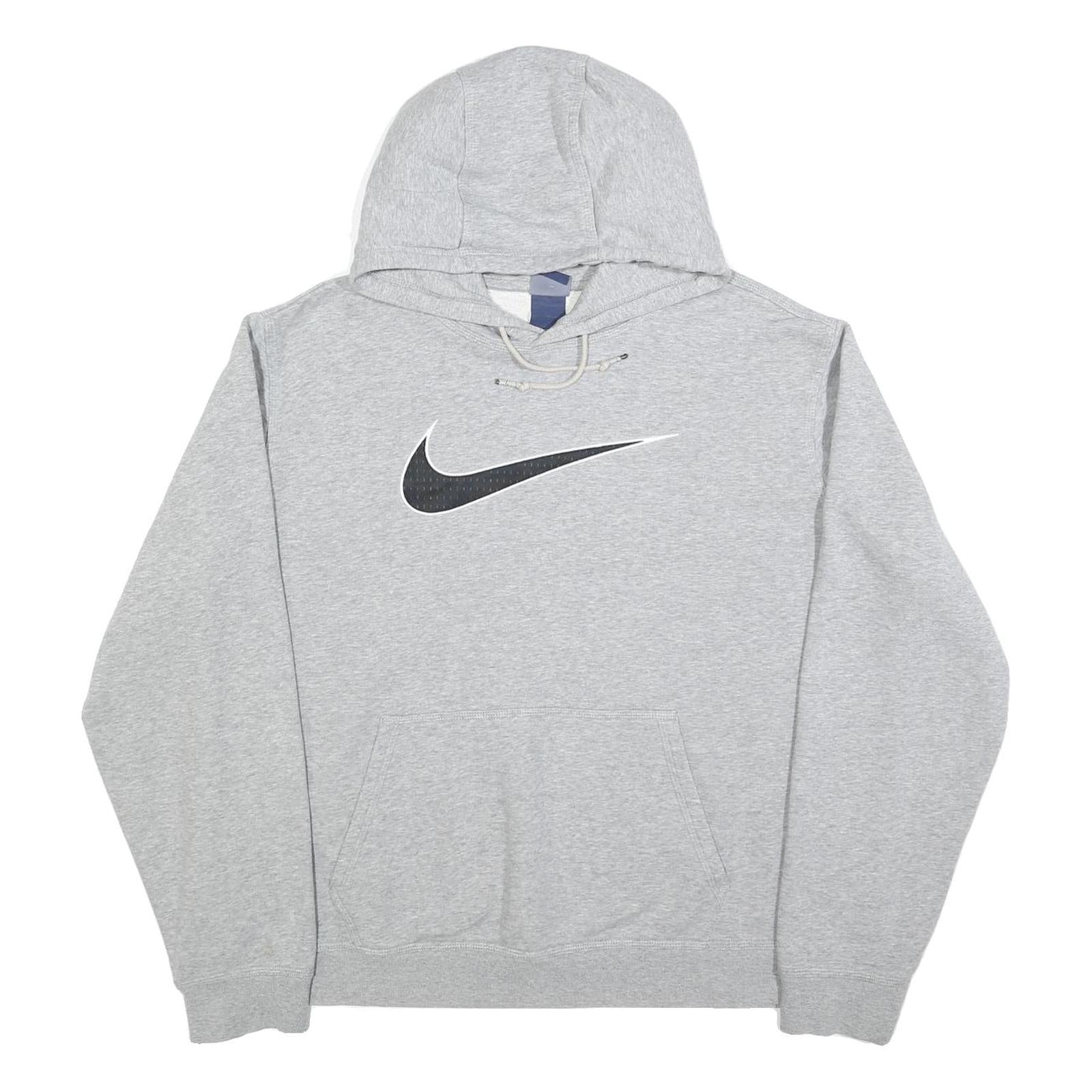 NIKE Womens Grey Pullover Hoodie XL Cotton Blend Sportswear Refurbished - N/A refurbished available on Cerqular