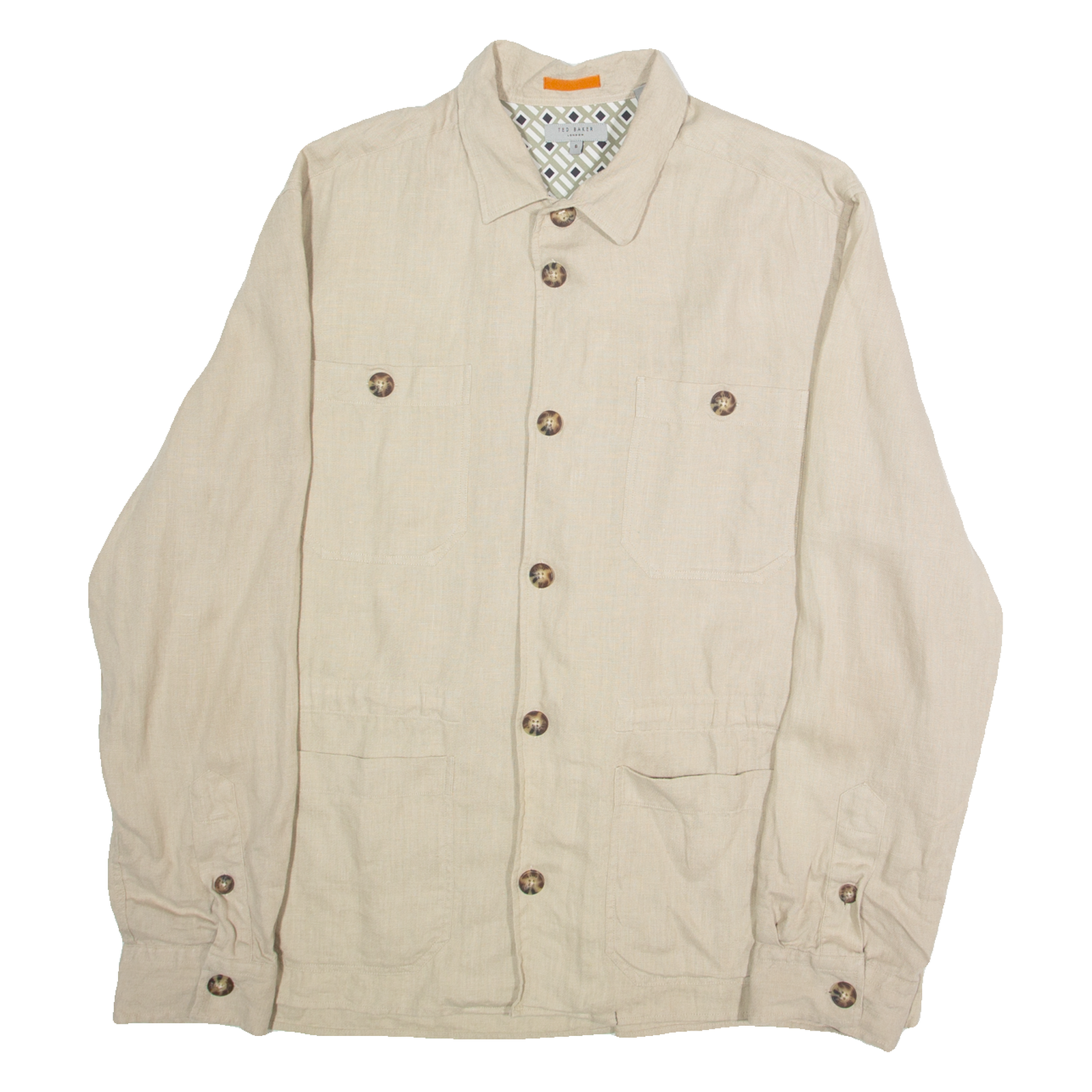 TED BAKER Womens Jacket Beige XL Refurbished - N/A refurbished available on Cerqular