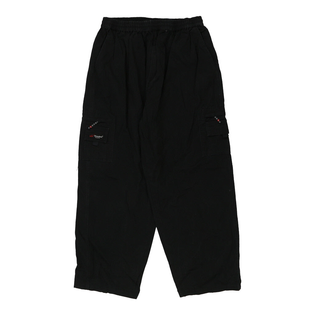 Guo Dil Cargo Tracksuit - XL Black Polyester Refurbished - Thrifted (note: this is a term often used to describe second- refurbished available on Cerqular