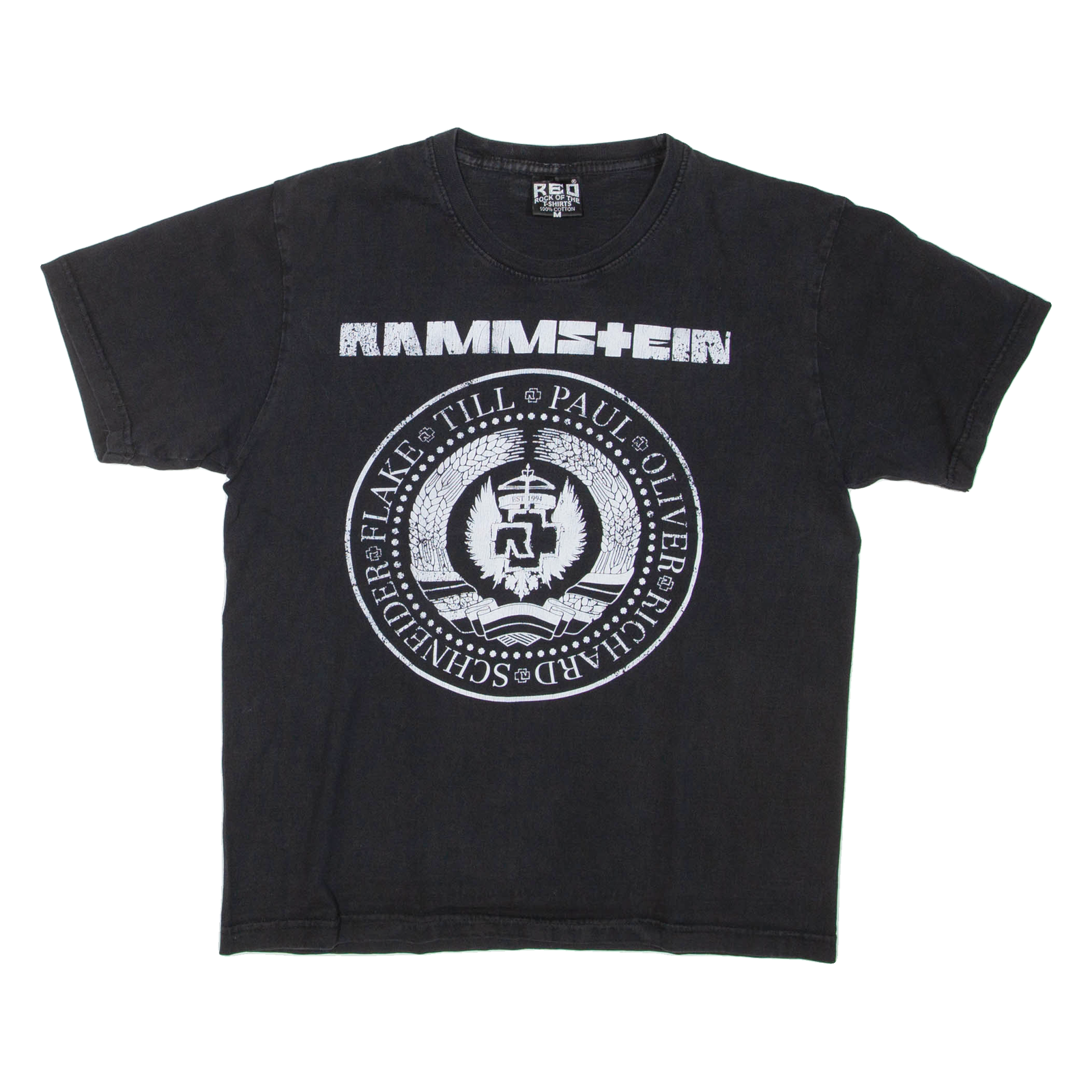 REO Rammstein Mens Band T-Shirt Black M Refurbished - N/A refurbished available on Cerqular