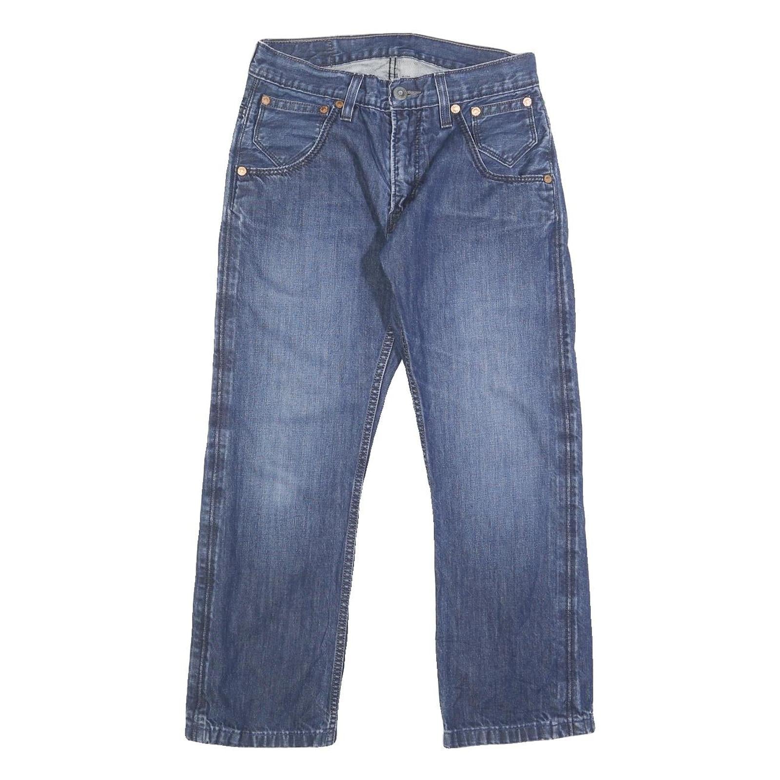 LEVIS 514 Mens Jeans Blue Slim Straight Denim Medium W29 L25 Classic Style Refurbished - N/A refurbished available on Cerqular