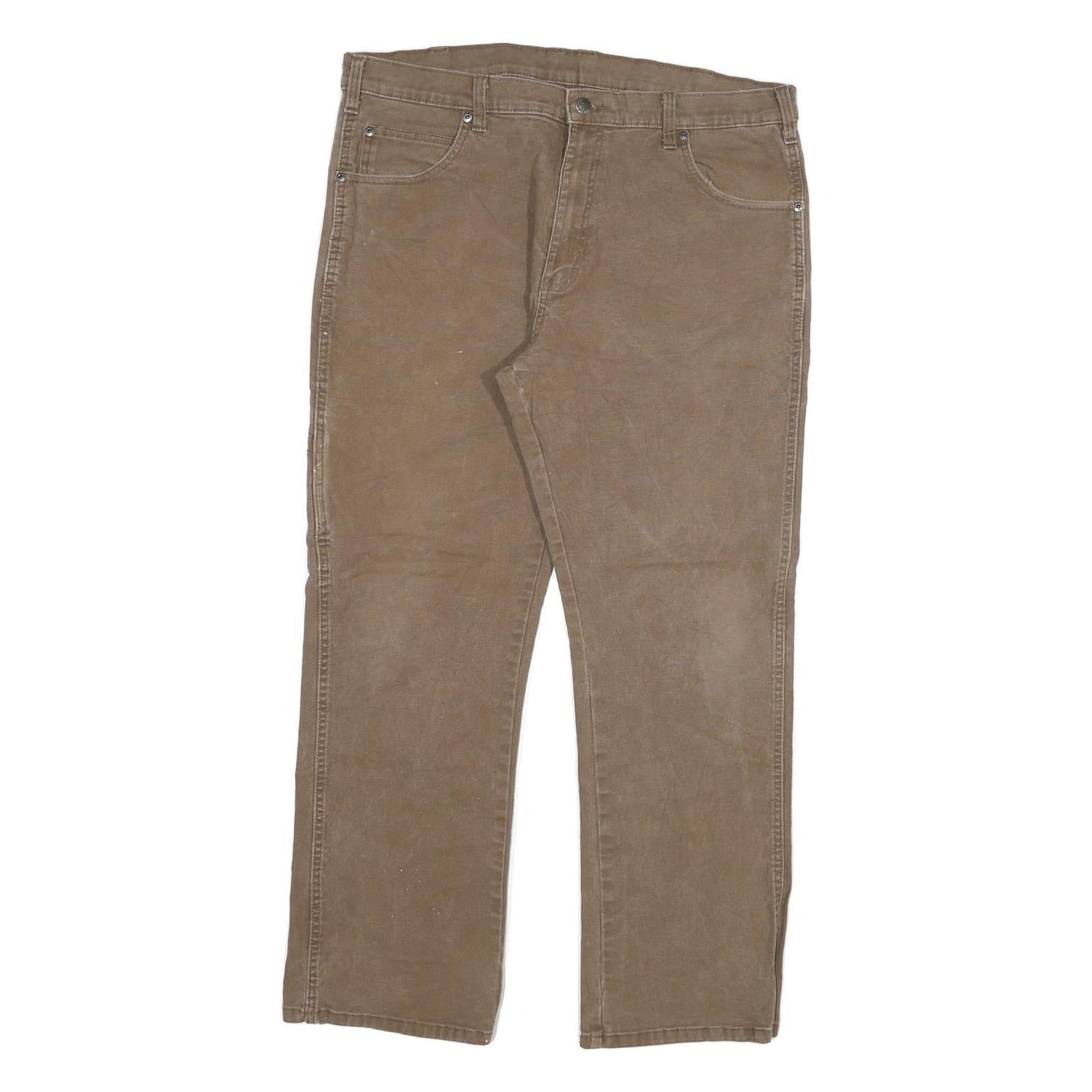 DICKIES Mens Jeans Beige Regular Straight Denim Medium W36 L30 Workwear Casual Refurbished - N/A refurbished available on Cerqular
