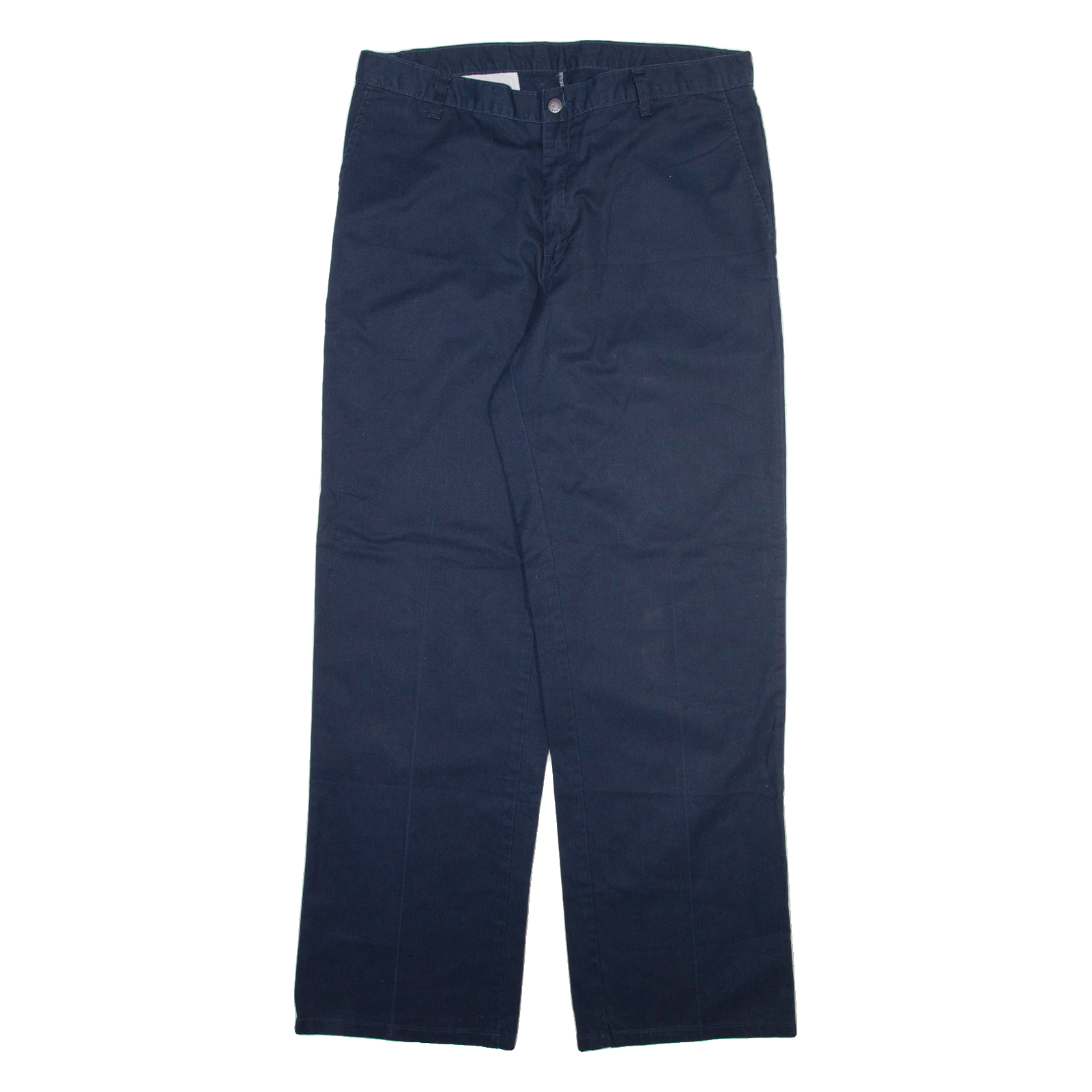 DICKIES Mens Trousers Blue Regular Straight W36 L32 Refurbished - N/A refurbished available on Cerqular