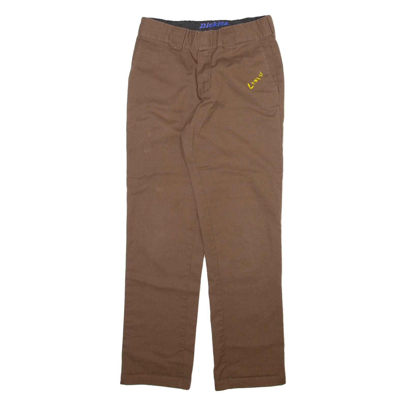 DICKIES Mens Trousers Brown Regular Straight W29 L30 Refurbished - N/A refurbished available on Cerqular