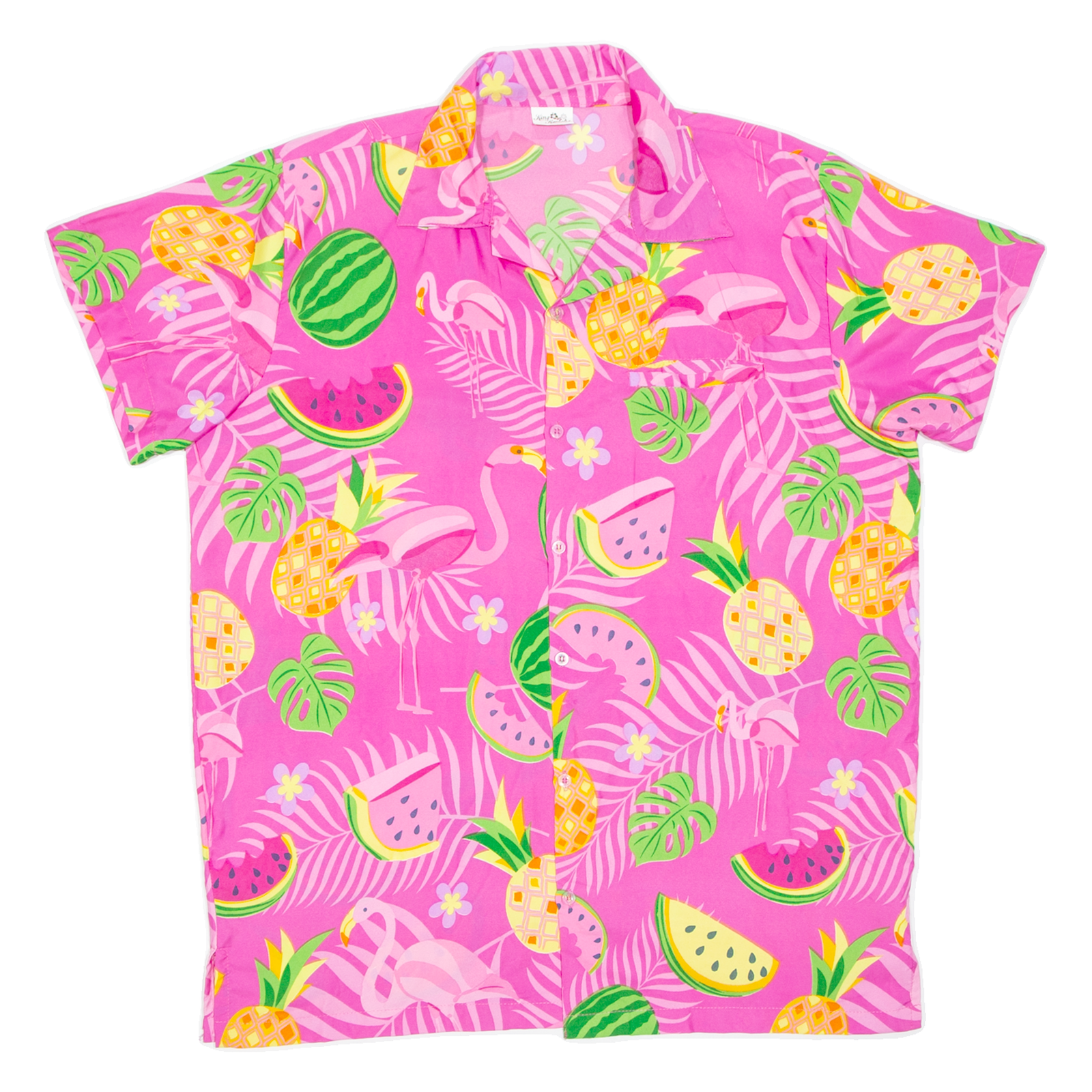 KING KAMEHA Womens Printed Blouse Pink V-Neck Floral L Refurbished - N/A refurbished available on Cerqular