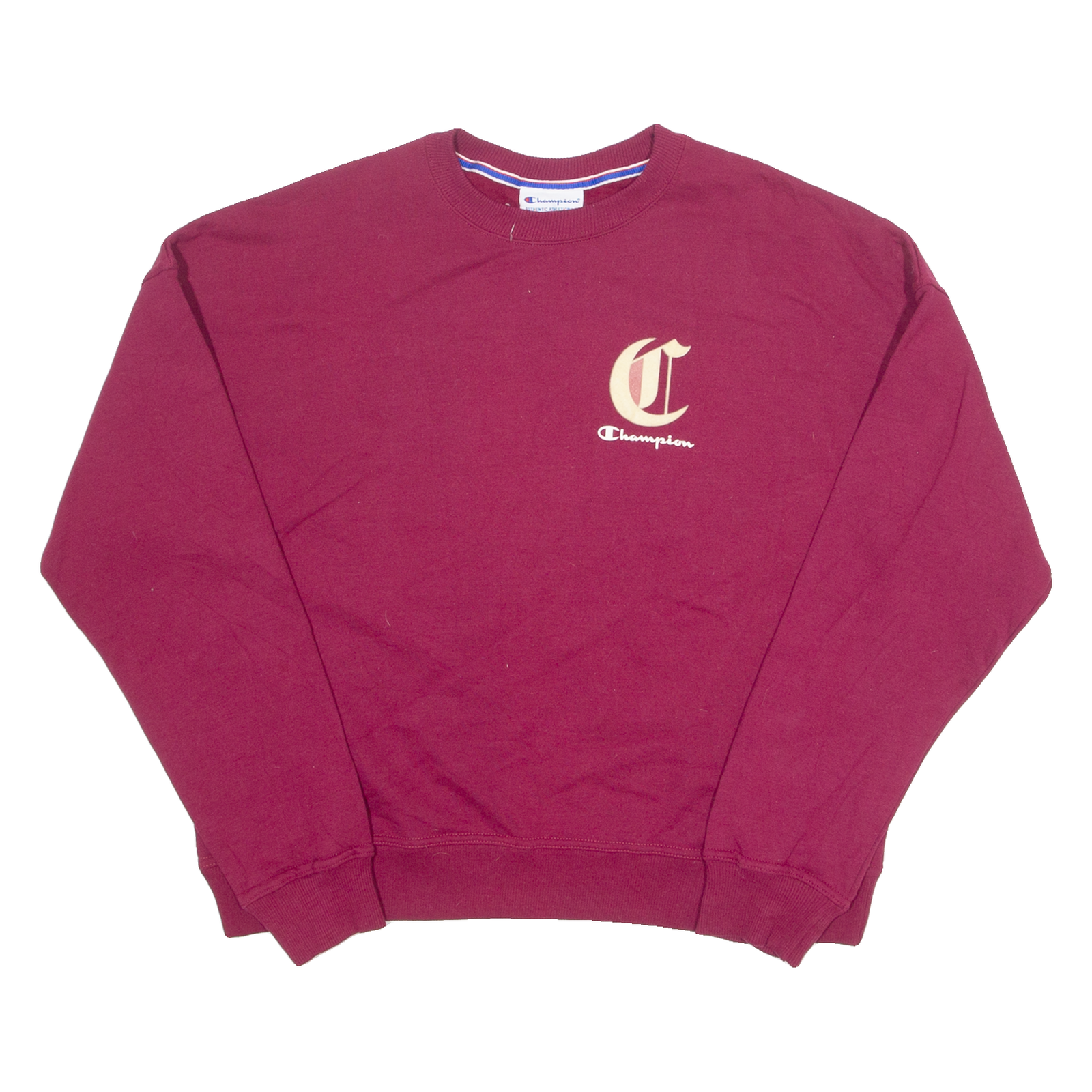 CHAMPION Mens Sweatshirt Maroon M Refurbished - N/A refurbished available on Cerqular