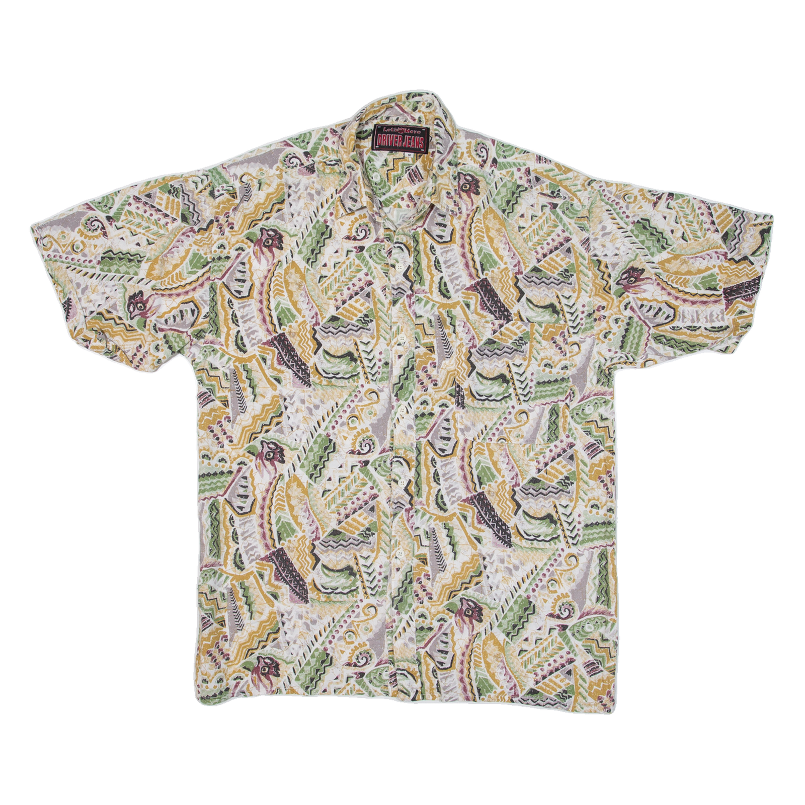 Buy DRIVER JEANS Mens Shirt Beige Crazy Pattern M Refurbished - $18.19 DRIVER JEANS Mens Shirt Beige Crazy Pattern M Refurbished - N/A refurbished available on Cerqular