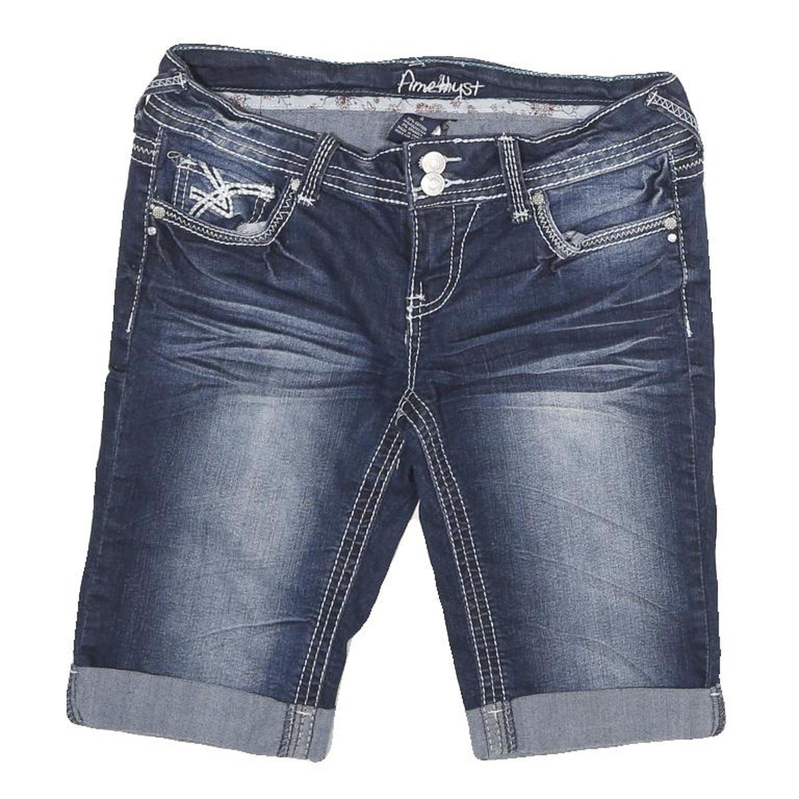 Buy AMETHYST Womens Denim Blue Casual Shorts M W28 Stylish Embroidery Cuffed Refurbished - $18.19 AMETHYST Womens Denim Blue Casual Shorts M W28 Stylish Embroidery Cuffed Refurbished - N/A refurbished available on Cerqular