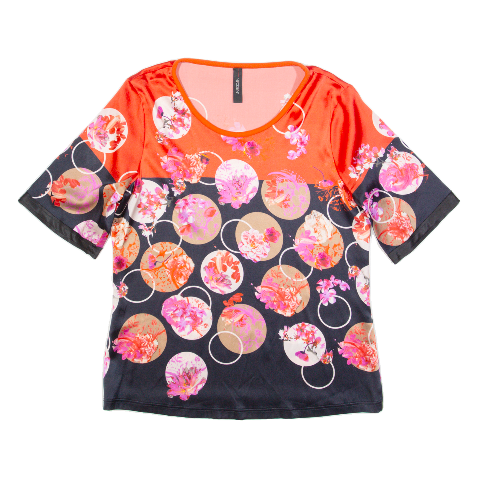 MARC CAIN Womens Printed Top Red Spotted L Refurbished - N/A refurbished available on Cerqular