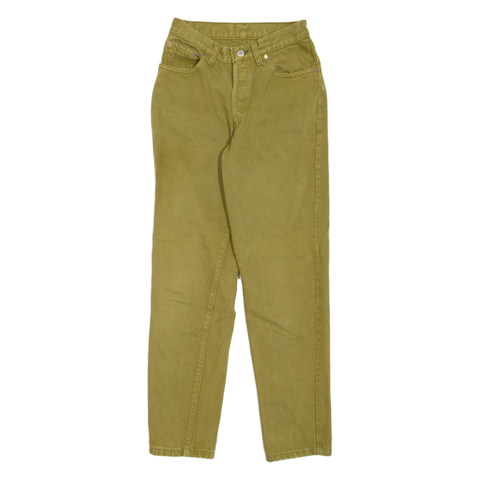 LEVI'S Made In USA Womens Jeans Green Regular Mom 90s W24 L27 Refurbished - N/A refurbished available on Cerqular