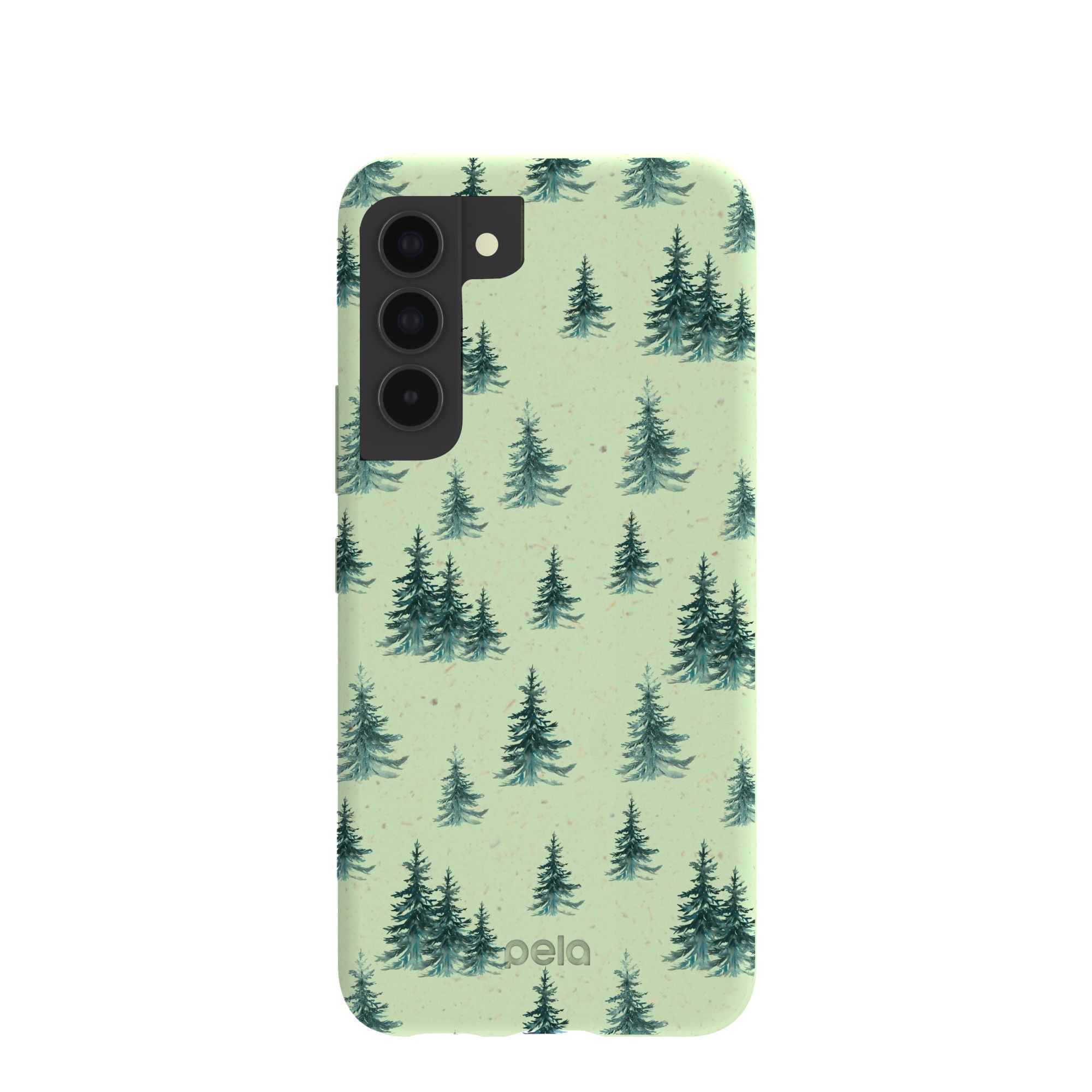 Sage Green Pine Season Samsung Galaxy S22 Case Refurbished - Pela Case refurbished available on Cerqular