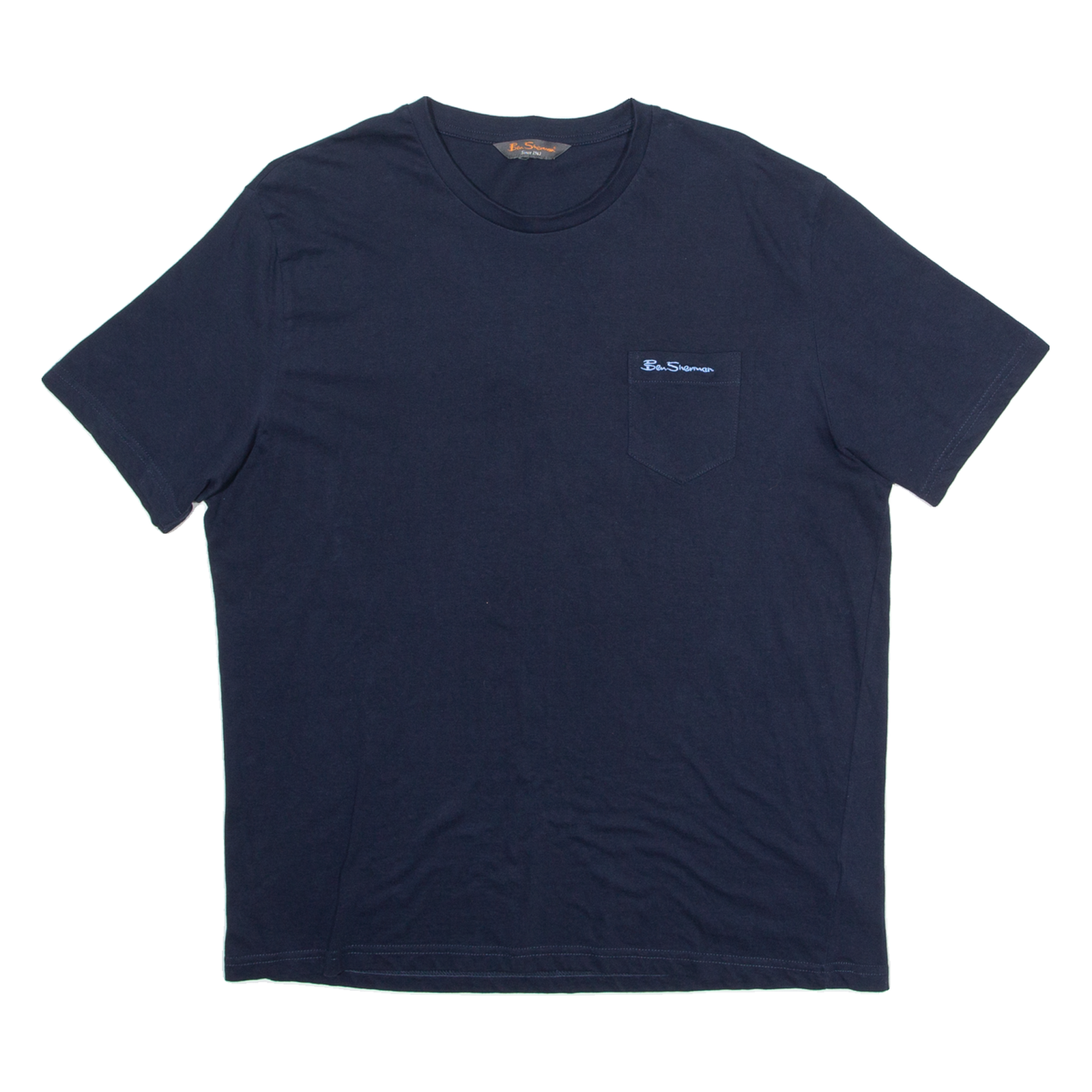 BEN SHERMAN Mens T-Shirt Blue USA M Refurbished - N/A refurbished available on Cerqular