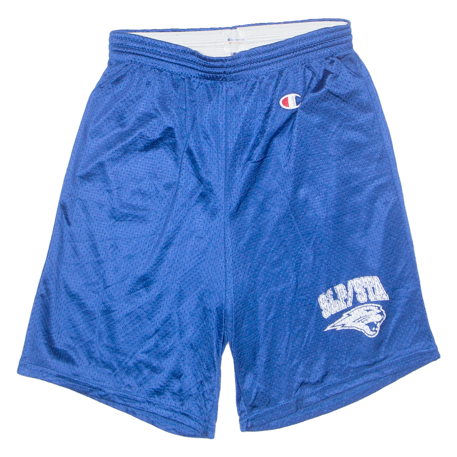 CHAMPION SLP/STA USA Mens Sports Shorts Blue Relaxed M W26 Refurbished - N/A refurbished available on Cerqular
