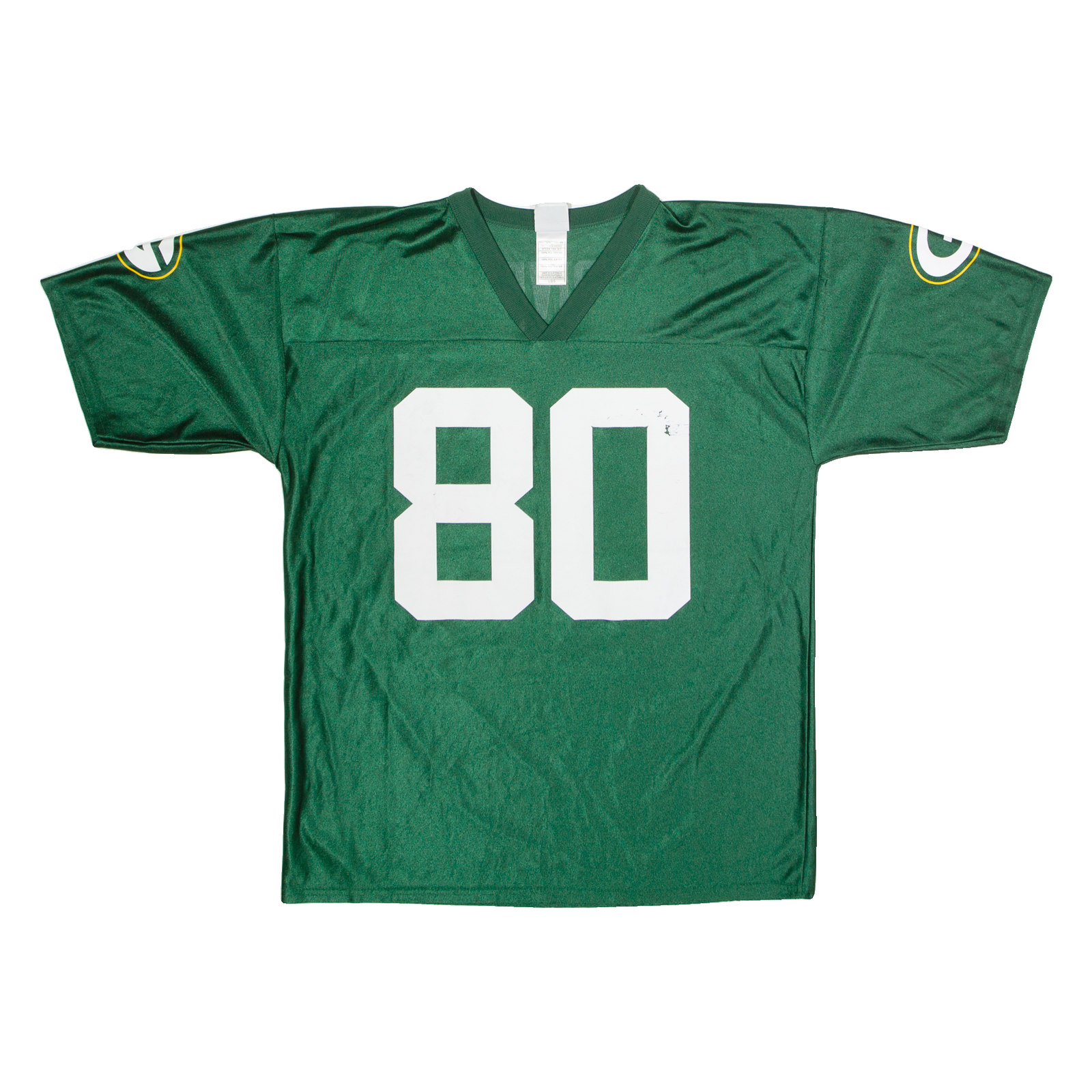 NFL Green Bay Packers Home #80 Driver Mens Jersey Green USA V-Neck L Refurbished - N/A refurbished available on Cerqular