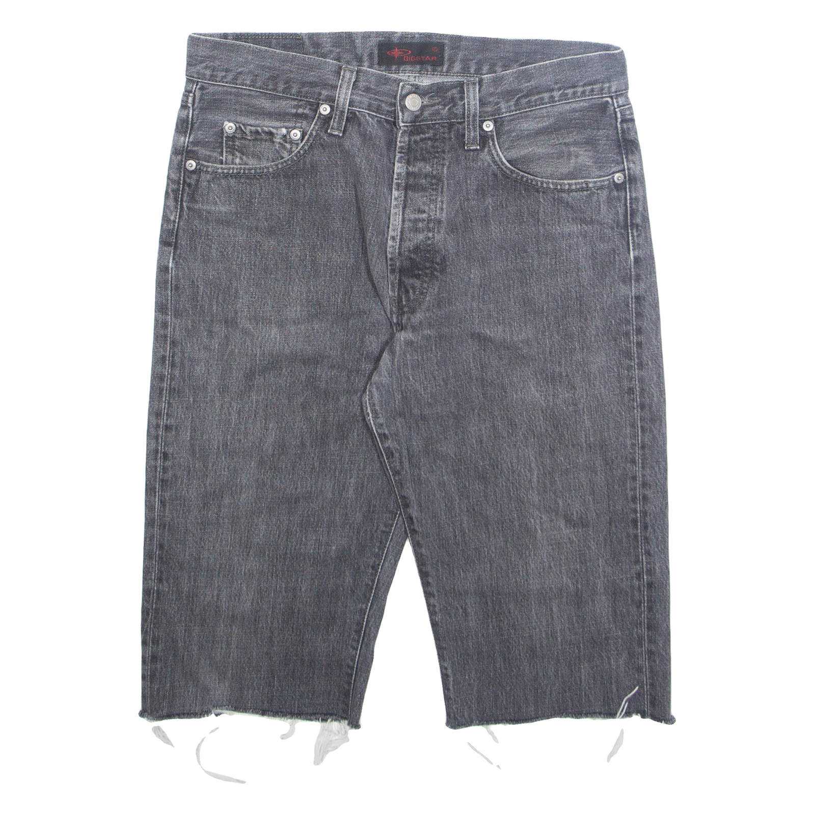 BIGSTAR Mens Jorts Shorts Grey L W32 Refurbished - N/A refurbished available on Cerqular