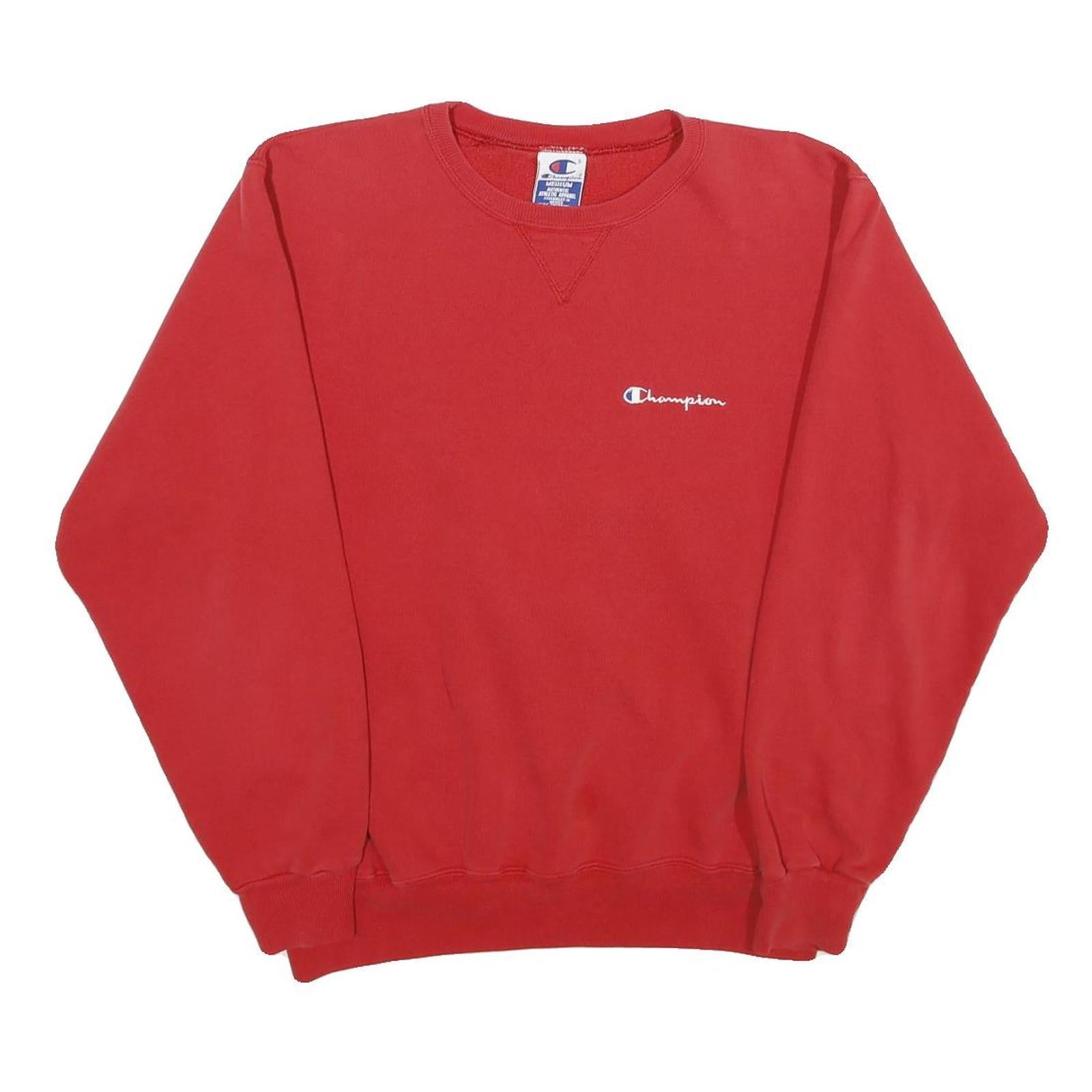 Buy CHAMPION Mens Red Cotton Blend Crew Neck M Sweatshirt Pullover Casual Refurbished - $29.89 CHAMPION Mens Red Cotton Blend Crew Neck M Sweatshirt Pullover Casual Refurbished - N/A refurbished available on Cerqular