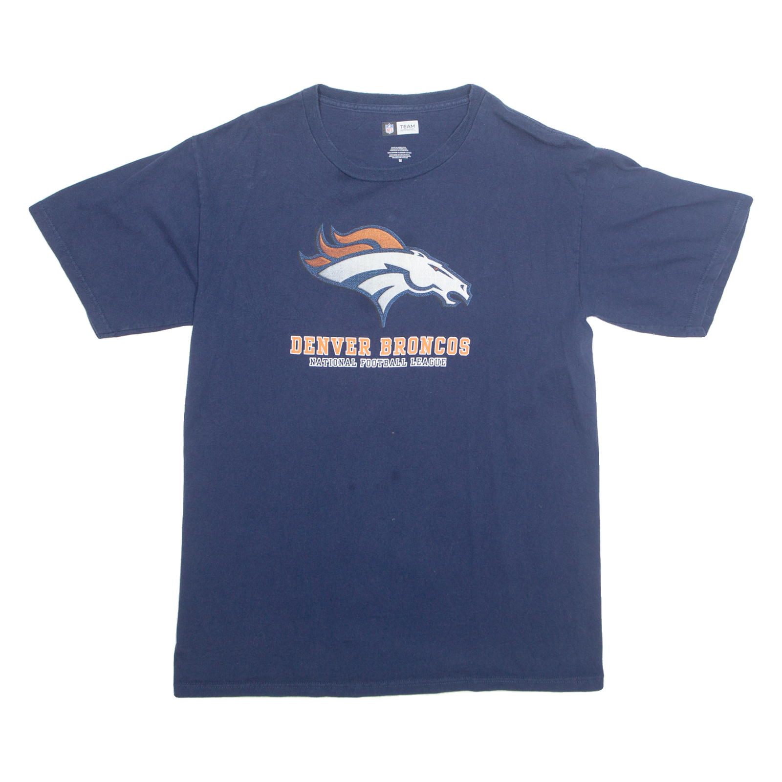 NFL Denver Broncos Mens T-Shirt Blue USA XL Refurbished - N/A refurbished available on Cerqular