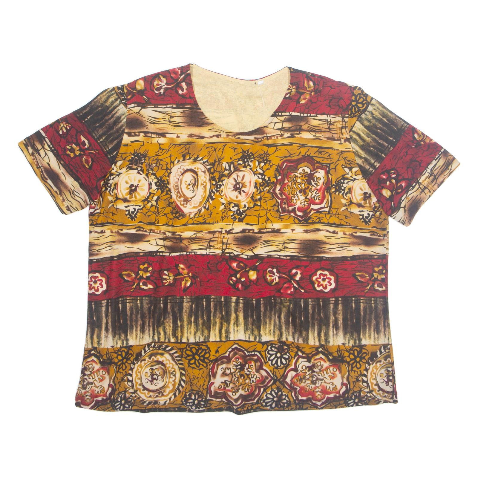 Buy Womens Printed Blouse Brown Floral L Refurbished - $16.89 Womens Printed Blouse Brown Floral L Refurbished - N/A refurbished available on Cerqular
