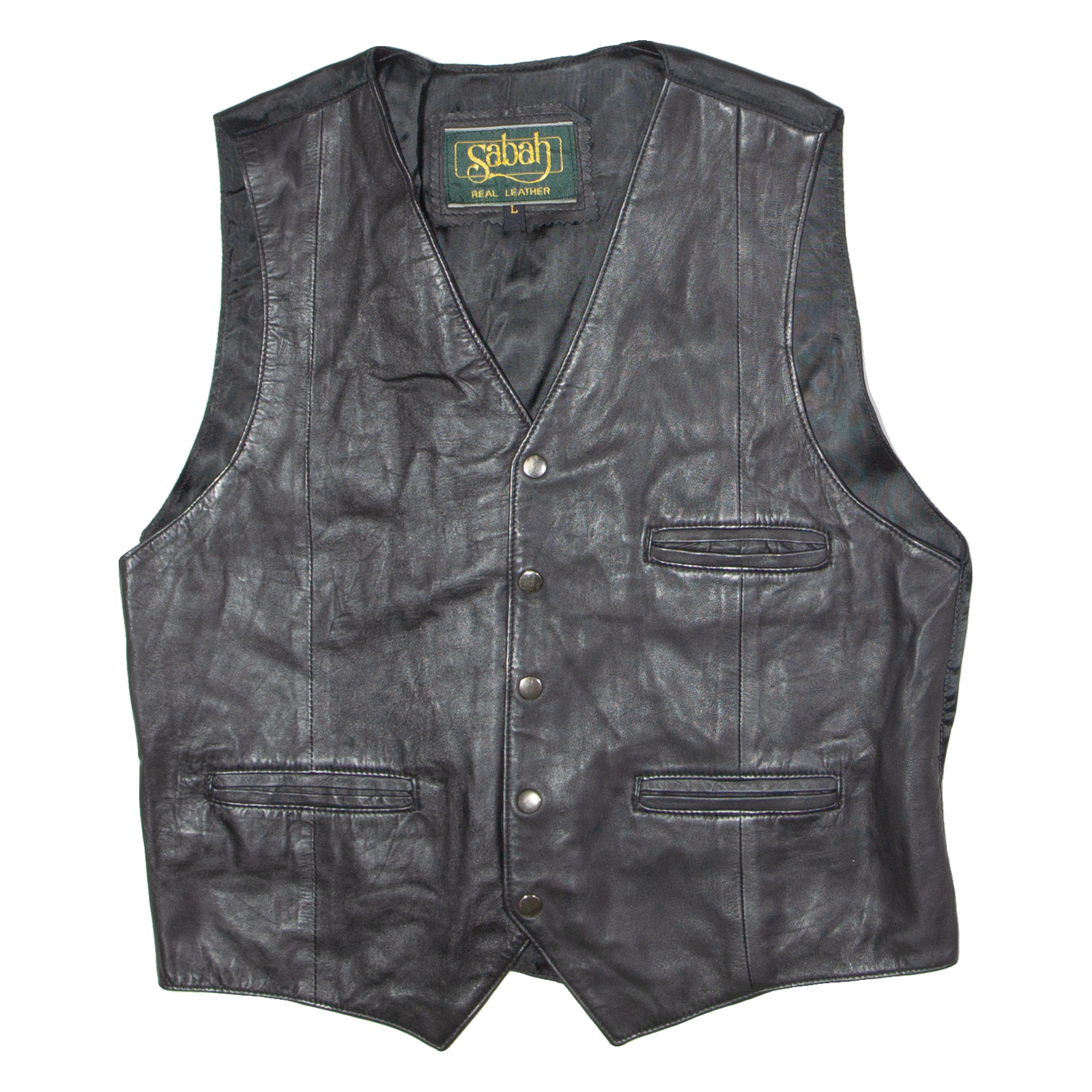 Buy SABAH Mens Waistcoat Black Leather 90s L Refurbished - $50.69 SABAH Mens Waistcoat Black Leather 90s L Refurbished - N/A refurbished available on Cerqular