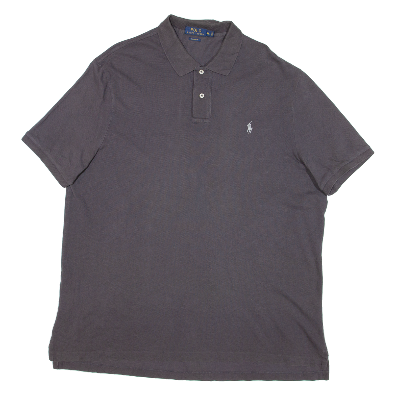 POLO RALPH LAUREN Mens Polo Shirt Grey XL Refurbished - N/A refurbished available on Cerqular