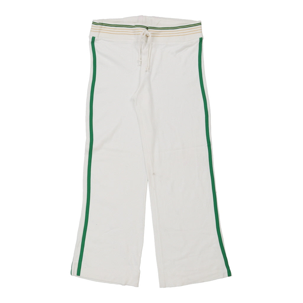 Oviesse Joggers - XL White Cotton Refurbished - Thrifted (note: this is a term often used to describe second- refurbished available on Cerqular