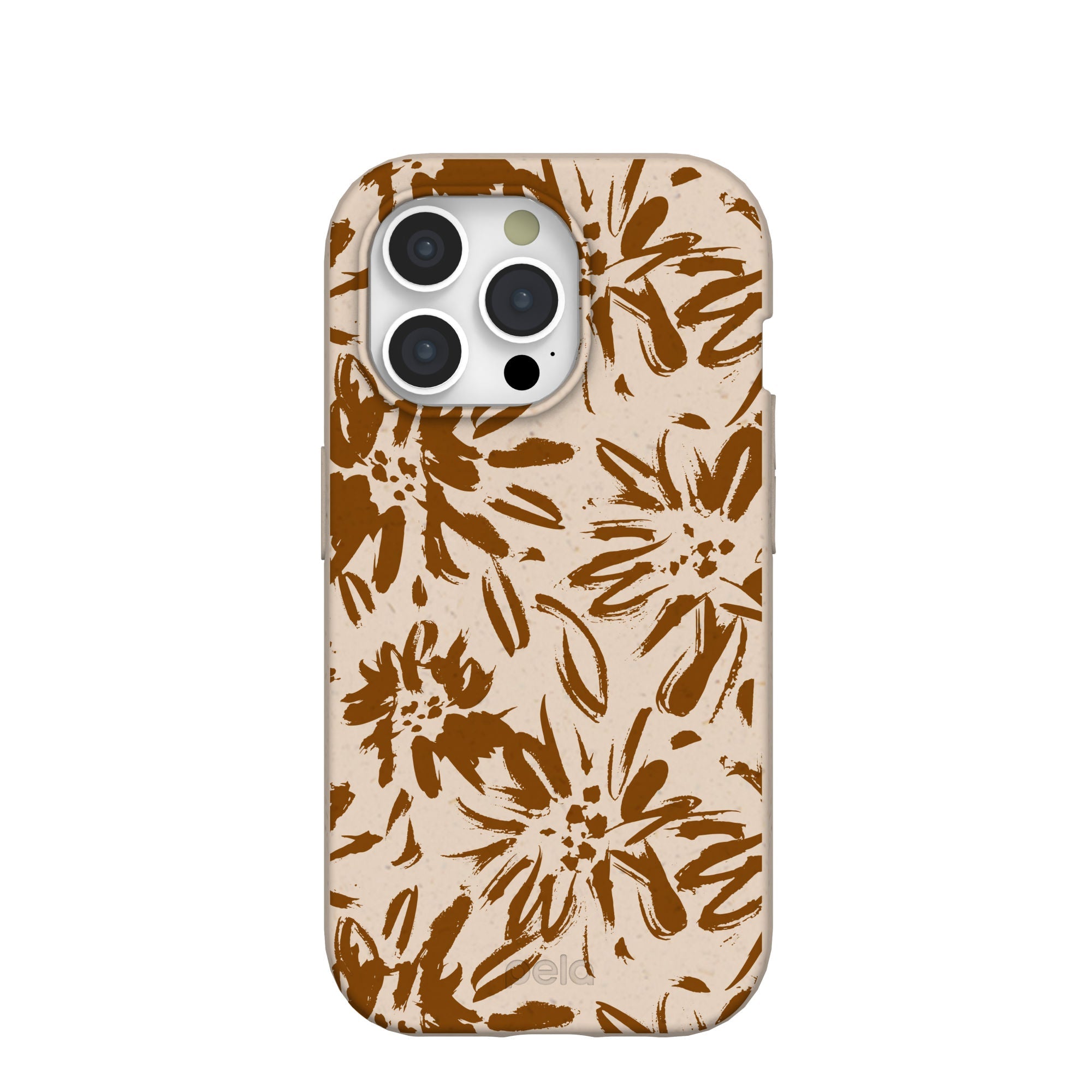 Seashell Petal Burst iPhone 15 Pro Case Refurbished - Pela Case refurbished available on Cerqular