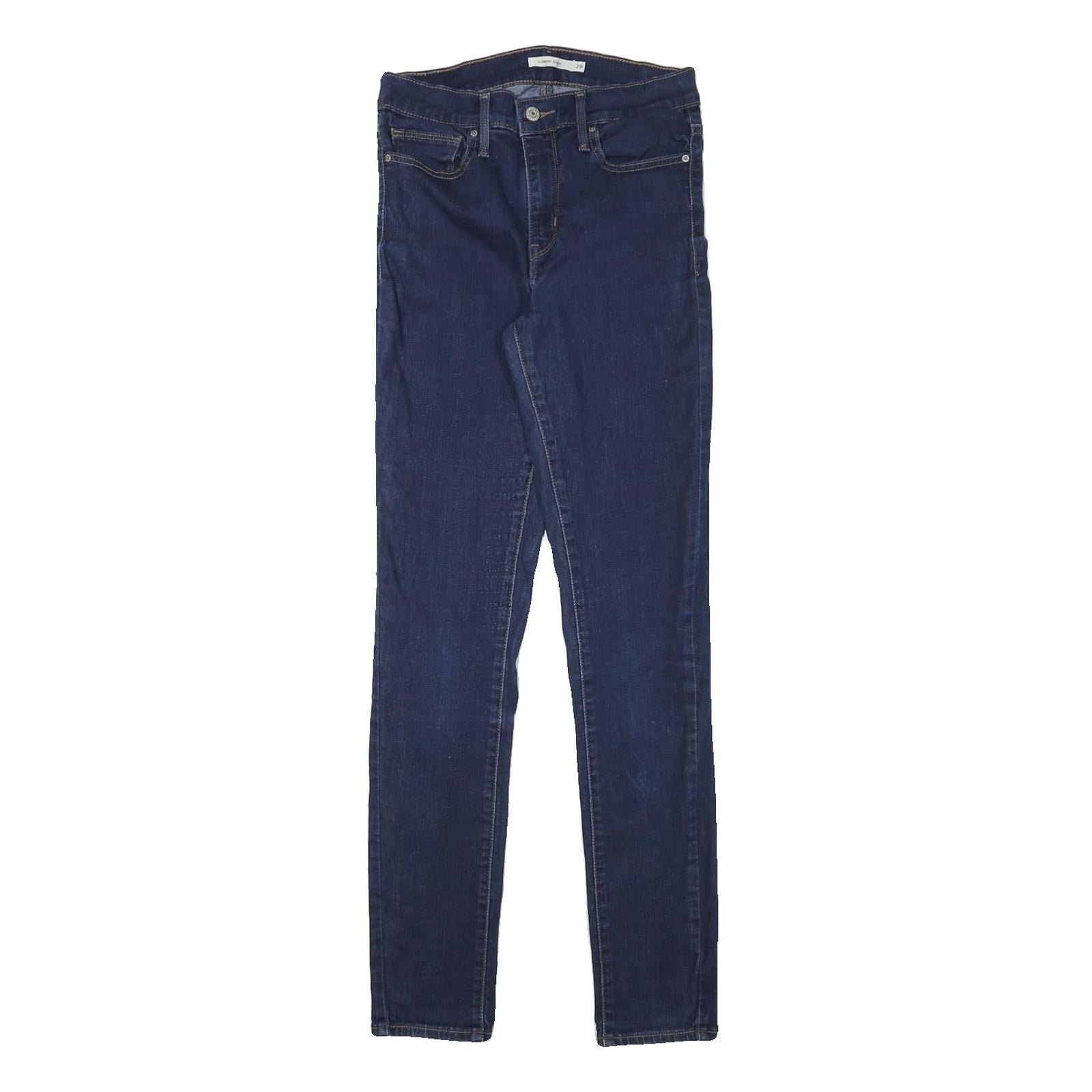 LEVI'S Womens Slim Blue Skinny Denim Medium Wash Jeans W26 L31 Stretch Comfort Refurbished - N/A refurbished available on Cerqular