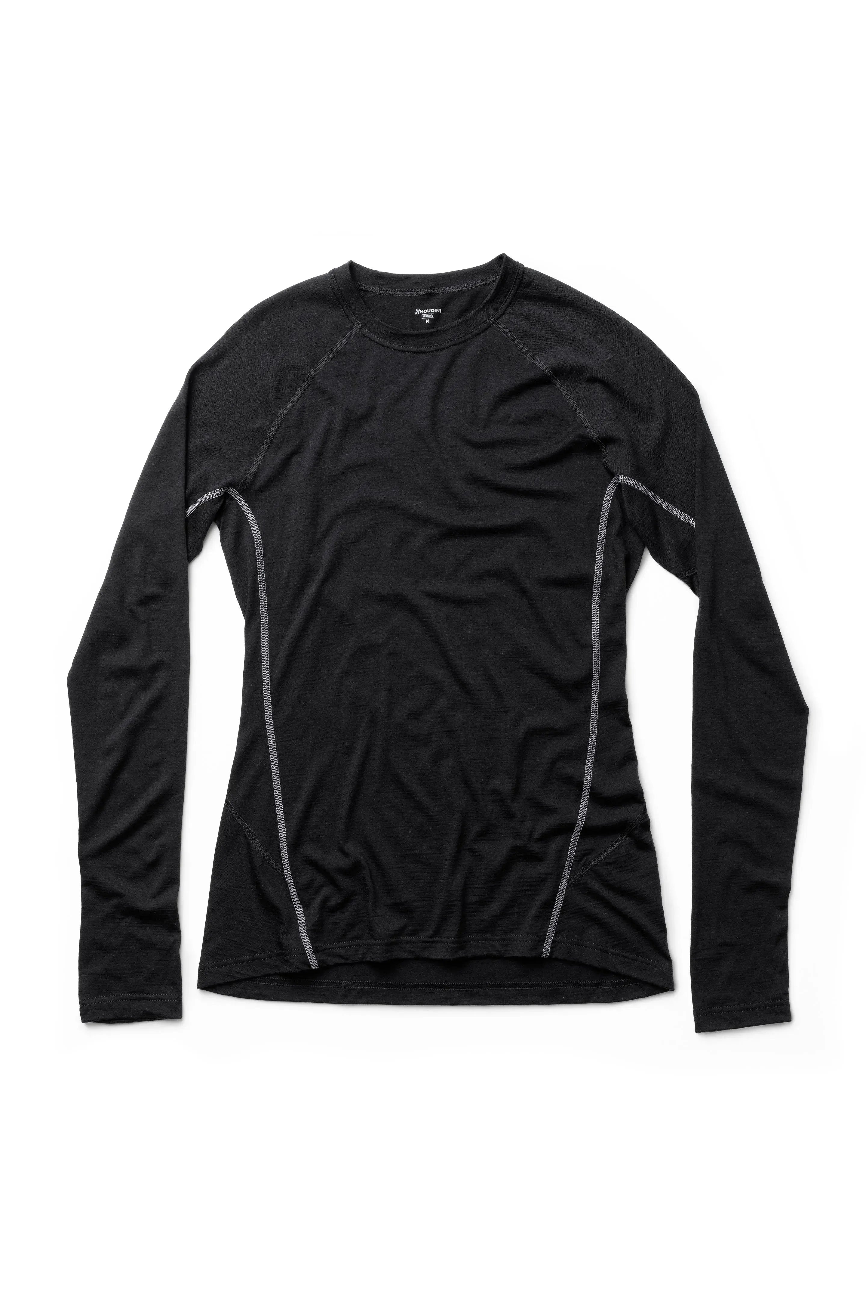 W's DeSoli Crew | Color: true black | Size: L Refurbished - Houdini Sportswear refurbished available on Cerqular