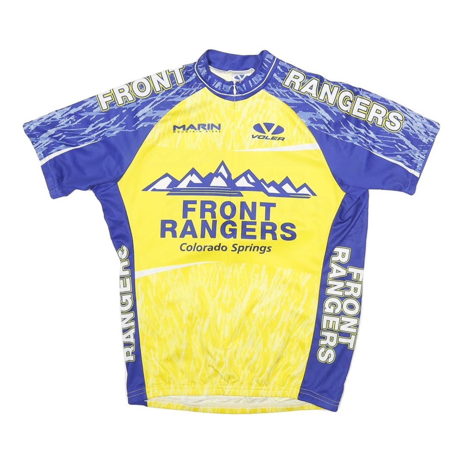 VOLER Mens Yellow & Blue Front Rangers Graphic T-Shirt M Short Sleeve Crew Neck Refurbished - N/A refurbished available on Cerqular