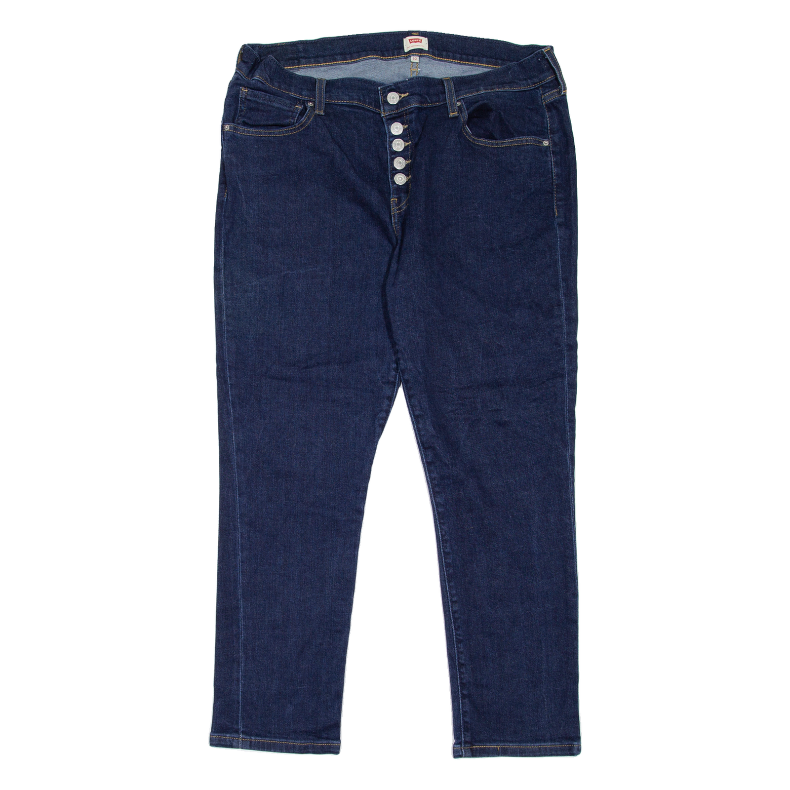 LEVI'S Womens Jeans Blue Slim Skinny W35 L27 Refurbished - N/A refurbished available on Cerqular